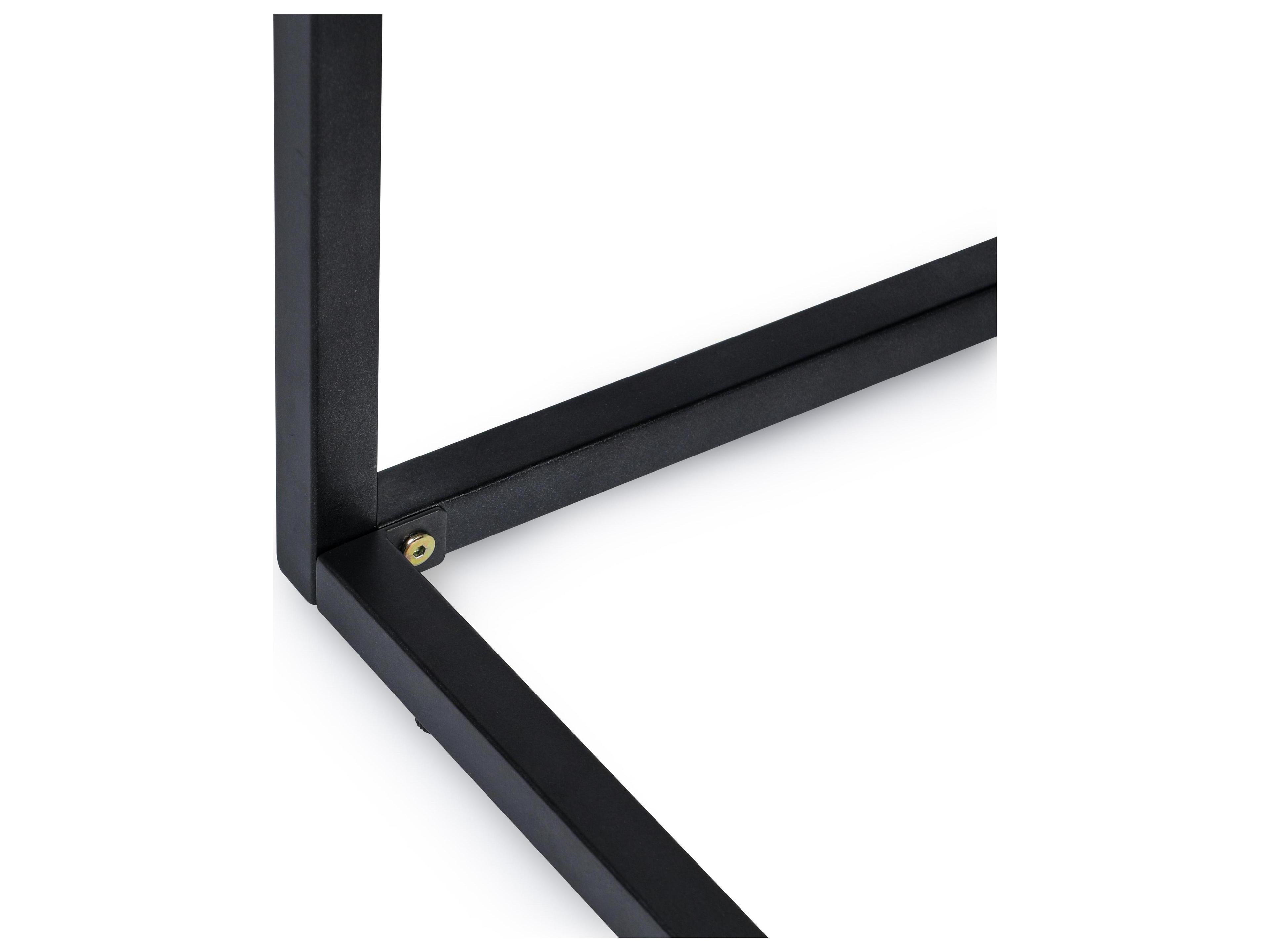 Classic Home Catta Square Wood White End Table