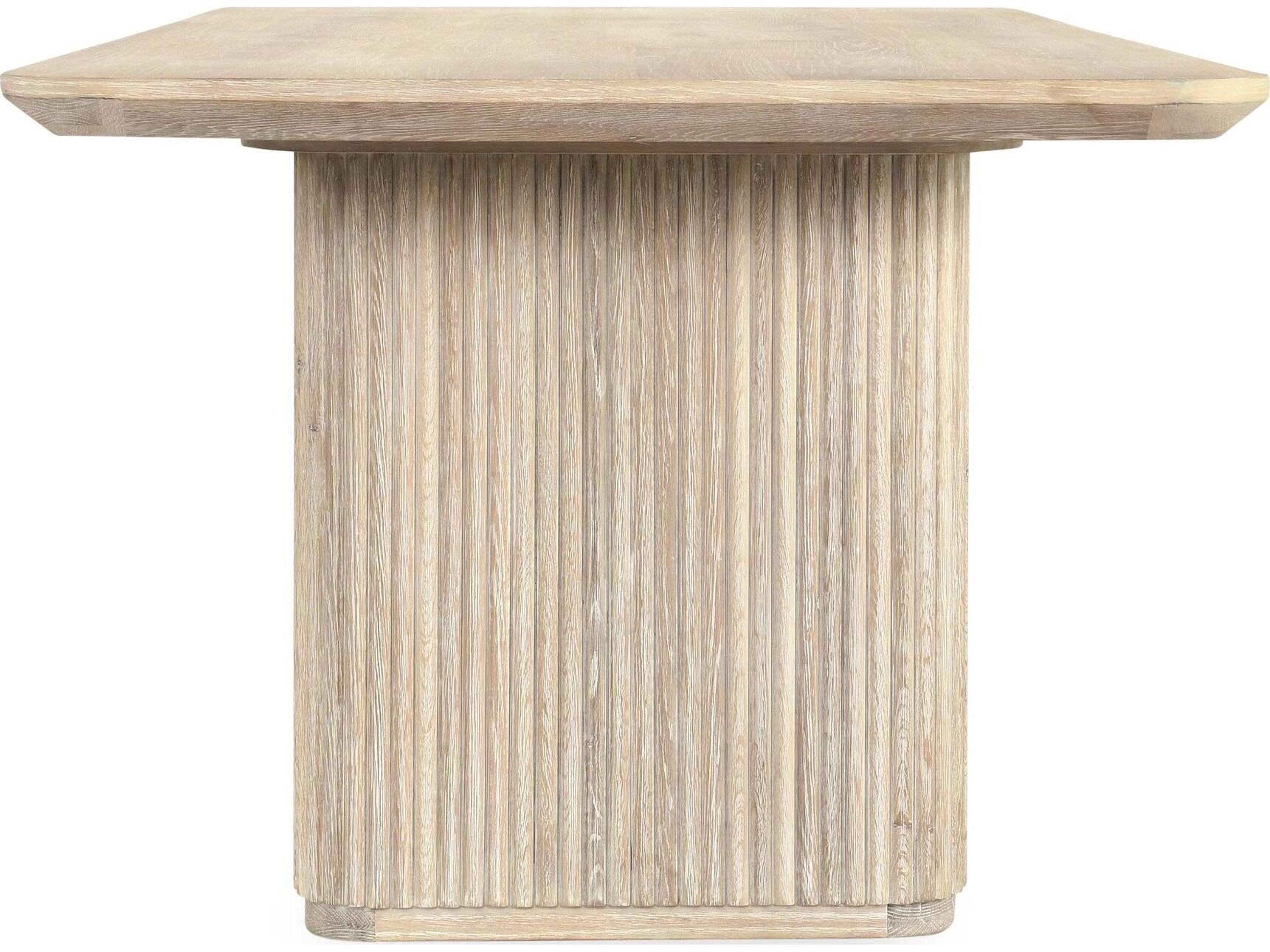 Classic Home Vander Rectangular Wood Cream Dining Table