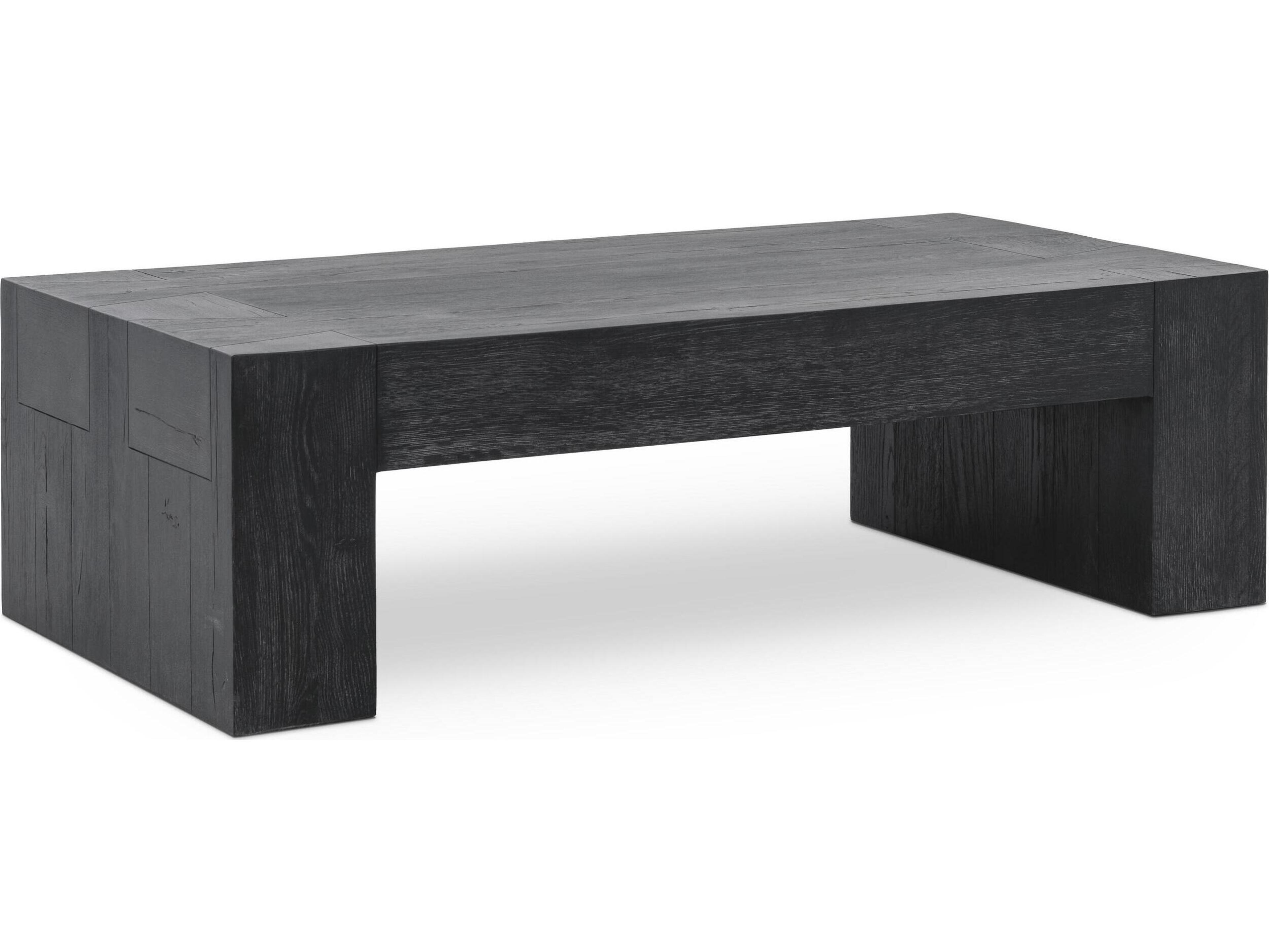 Bristol Rectangular Wood Meadow Black Coffee Table