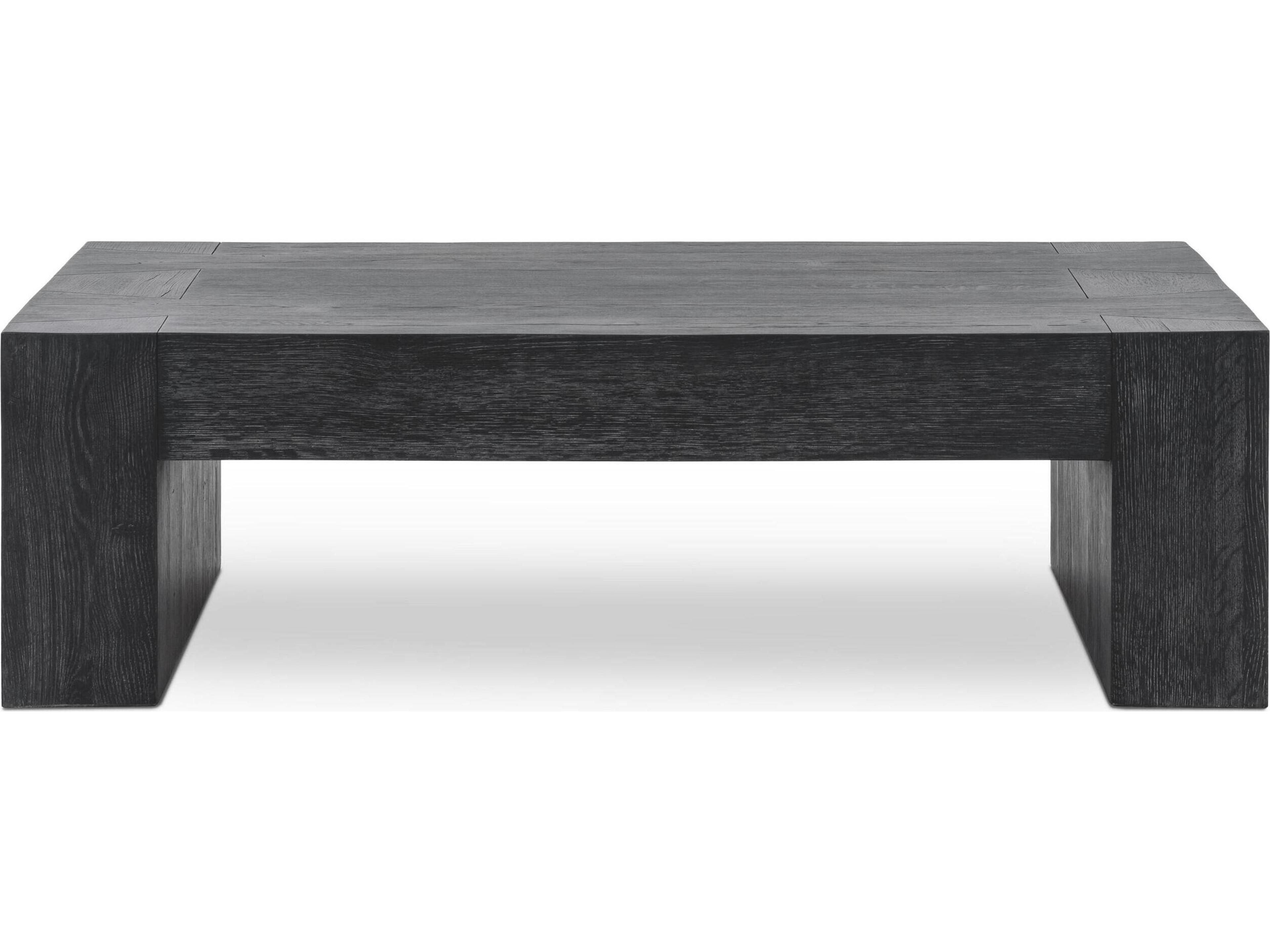 Classic Home Bristol Rectangular Wood Meadow Black Coffee Table