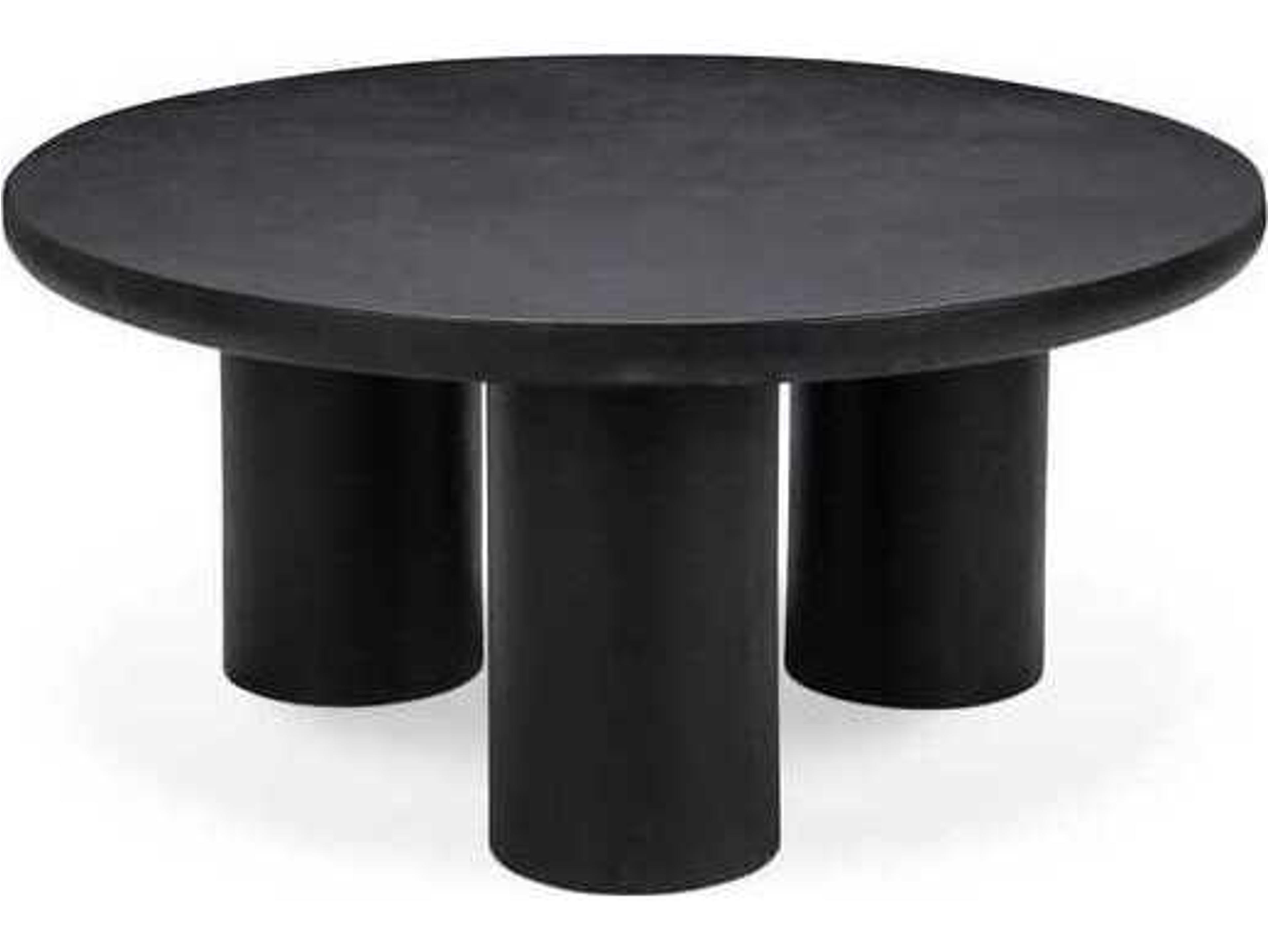 Anzio Round Concrete Coffee Table