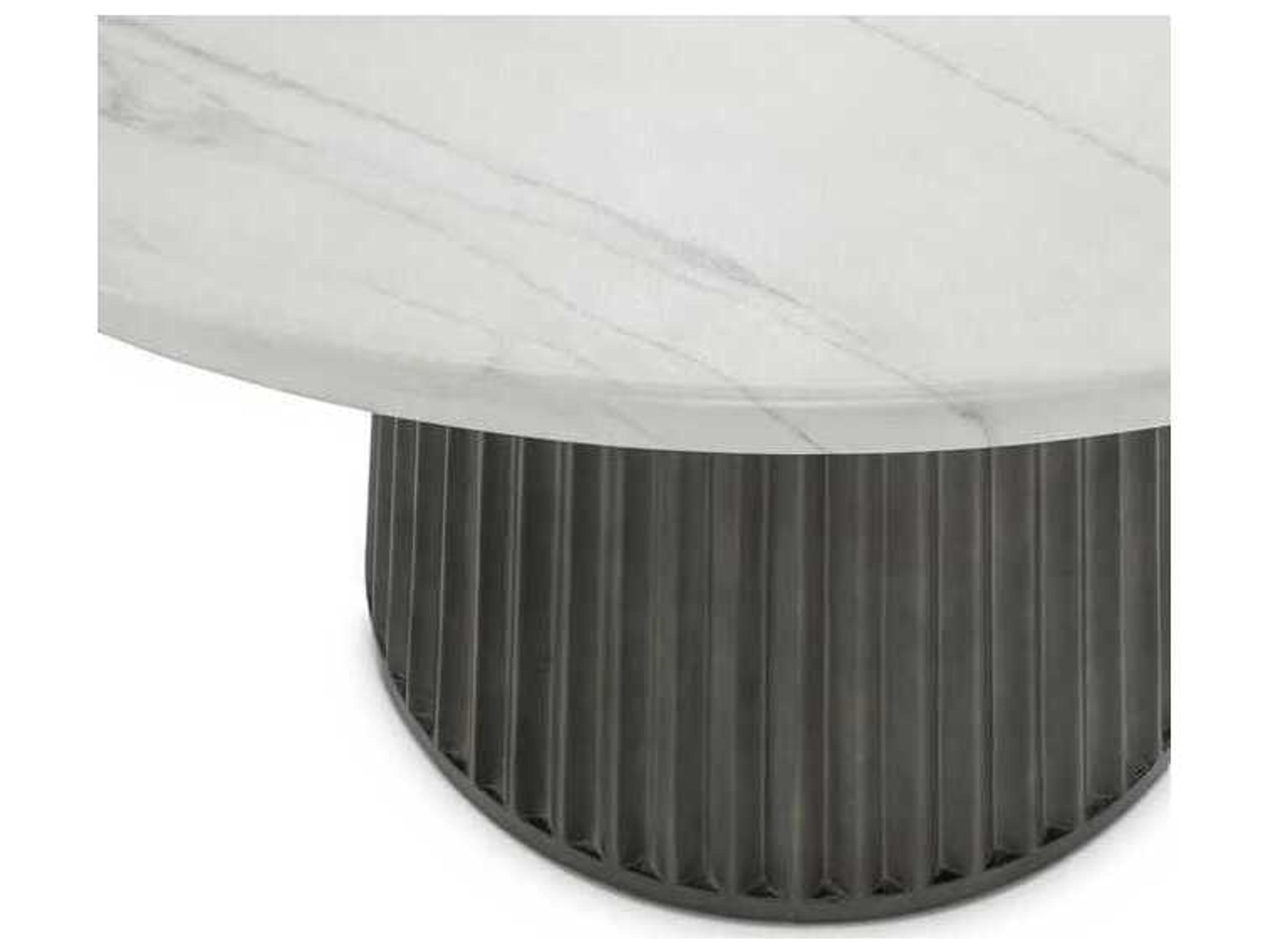 Classic Home Caspia Round Concrete Dining Table