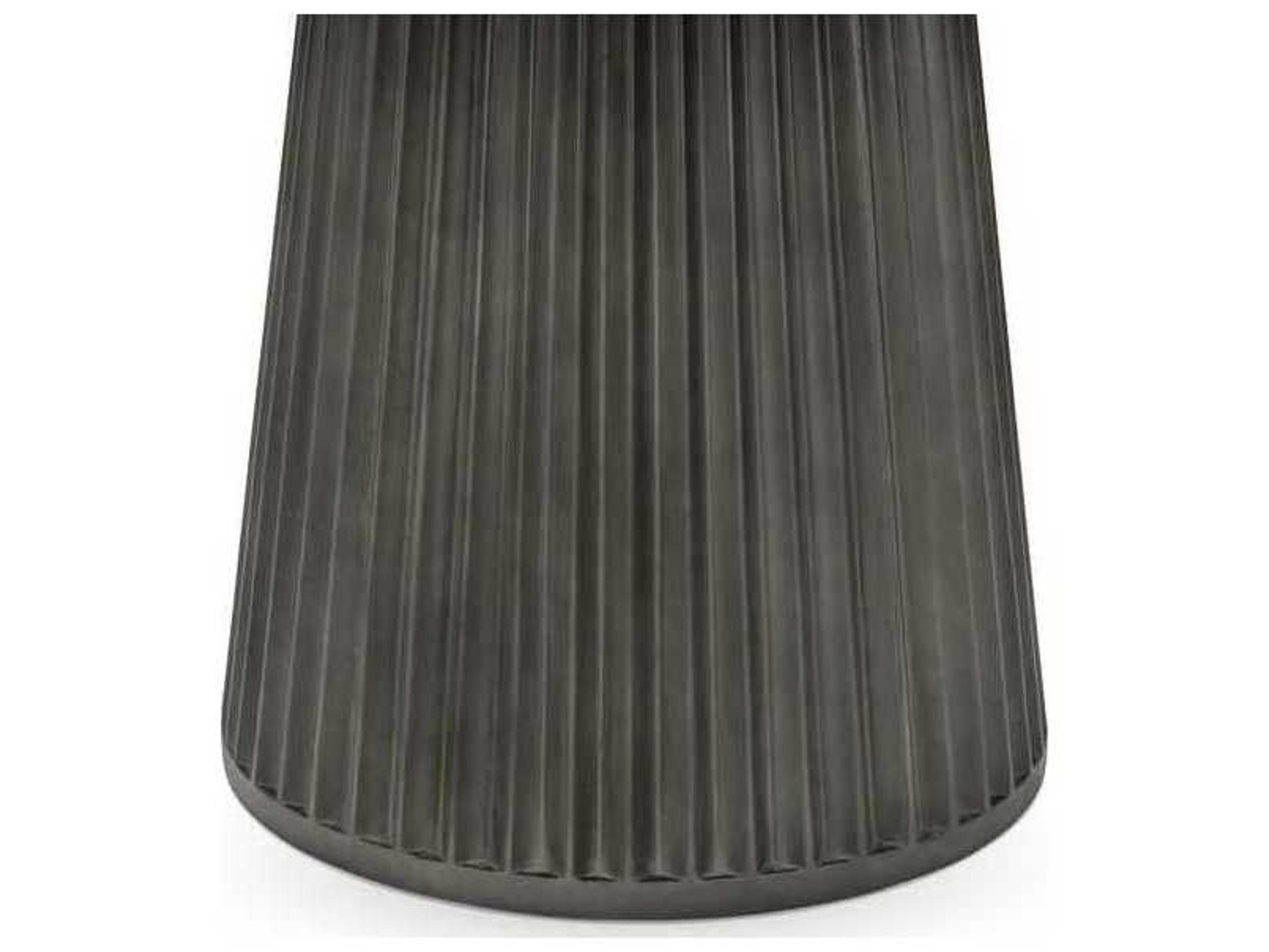 Classic Home Caspia Round Concrete Dining Table