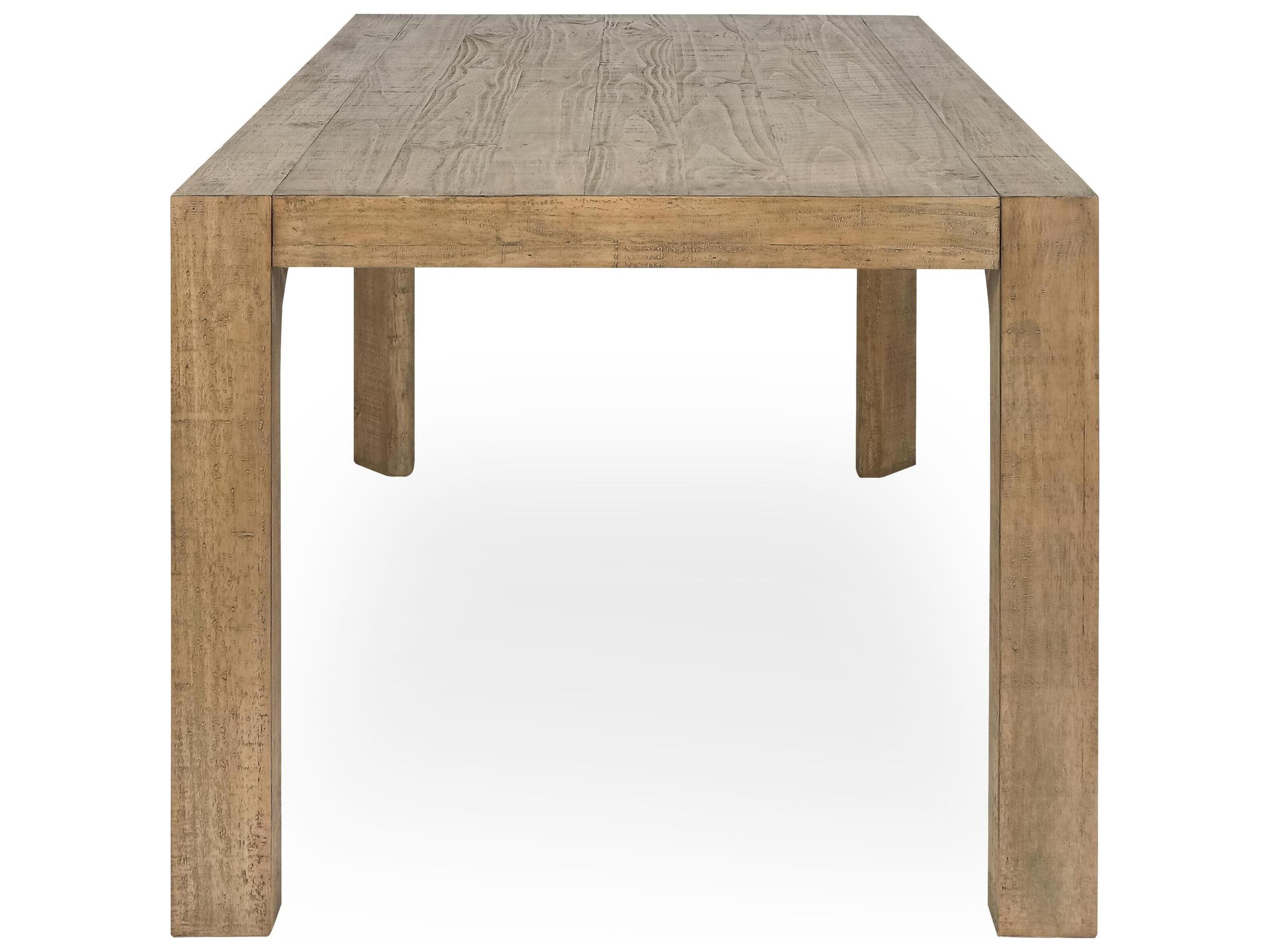 Classic Home Crest Rectangular Wood Natural Dining Table