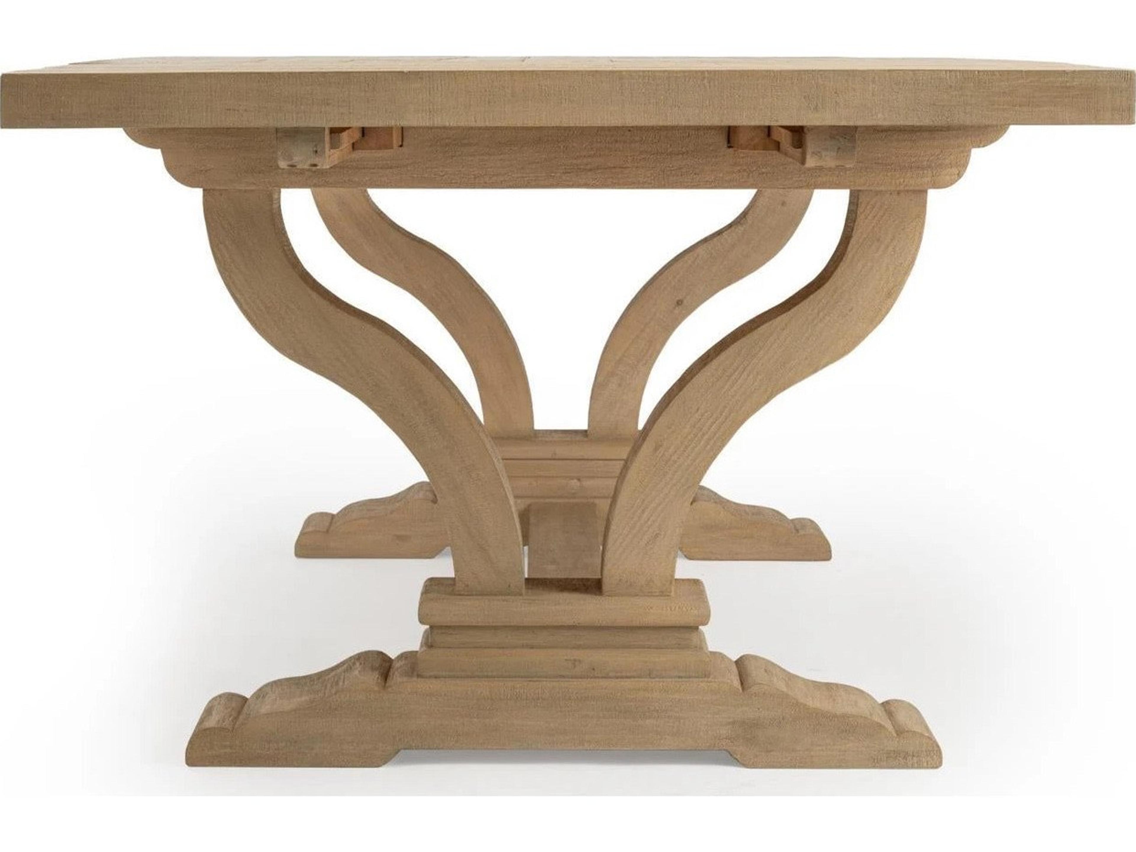 Classic Home Julia Rectangular Wood Soft Earth Dining Table