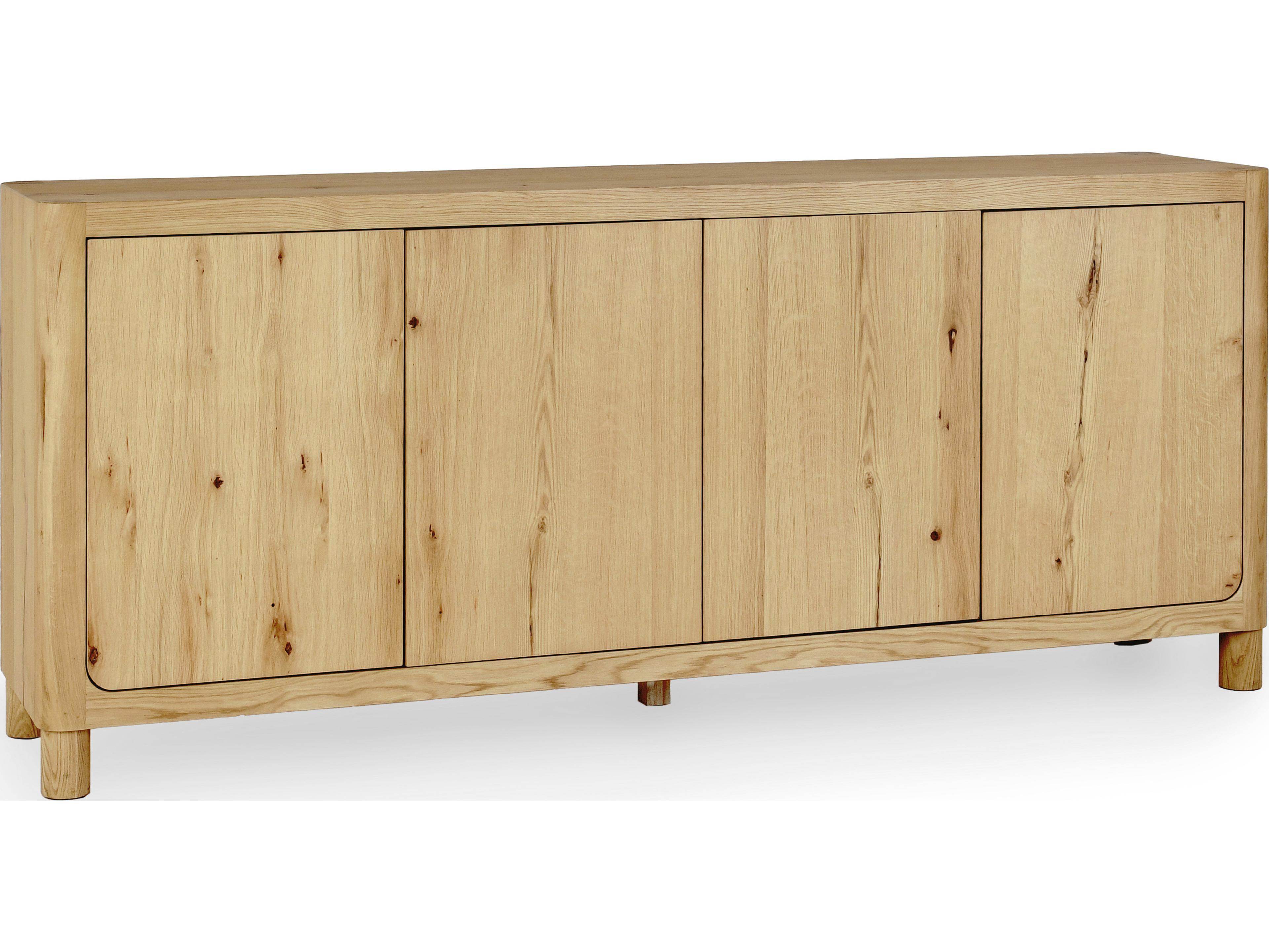 Orlando 80" Oak Wood Natural Sideboard