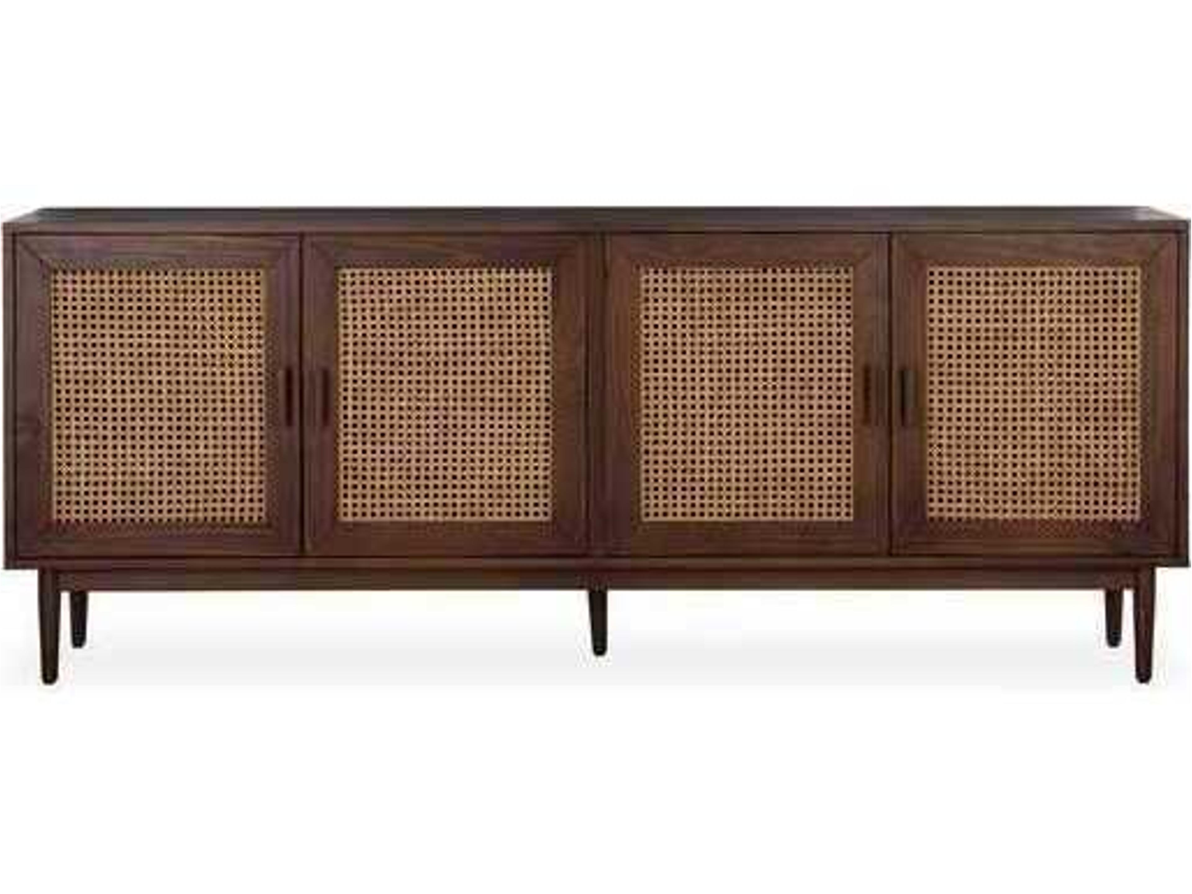 Classic Home Edris 78" Pine Wood Sideboard