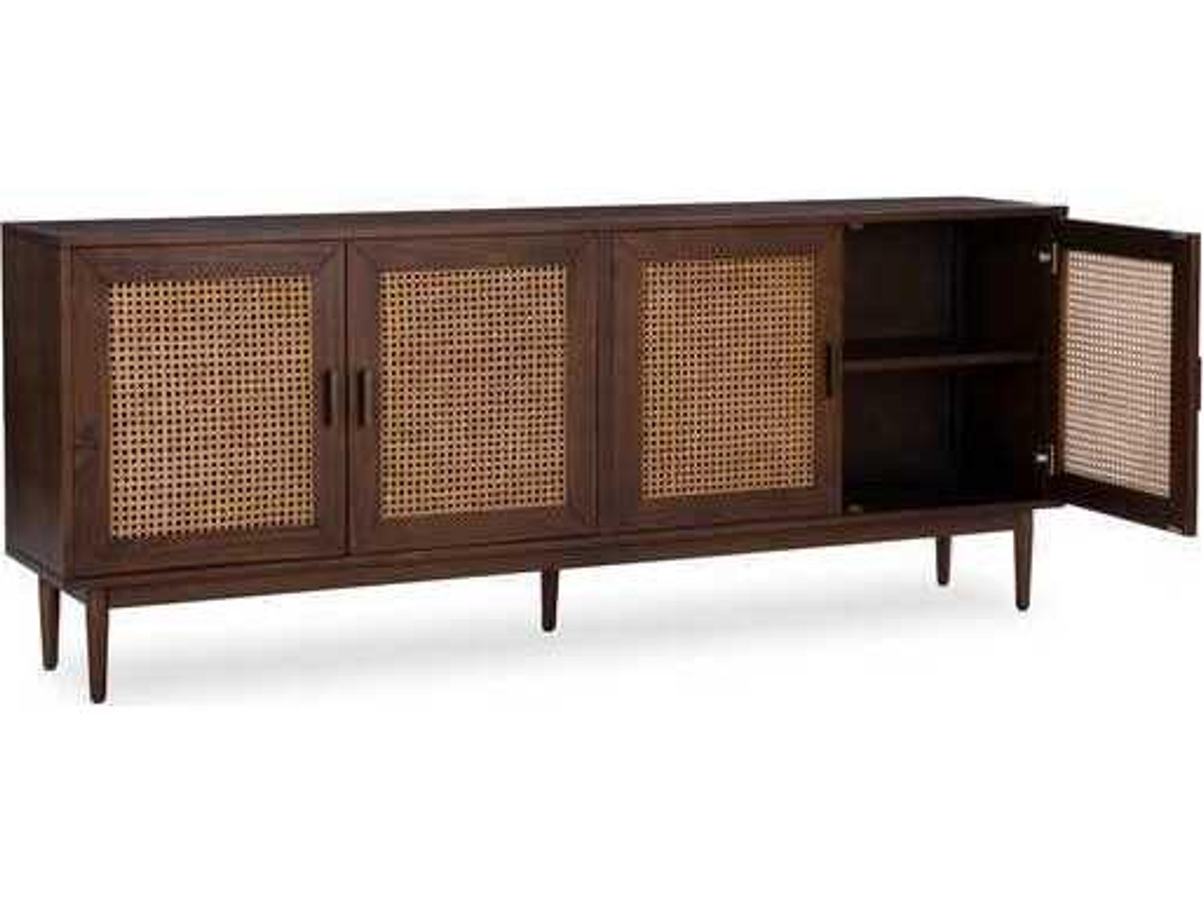 Classic Home Edris 78" Pine Wood Sideboard