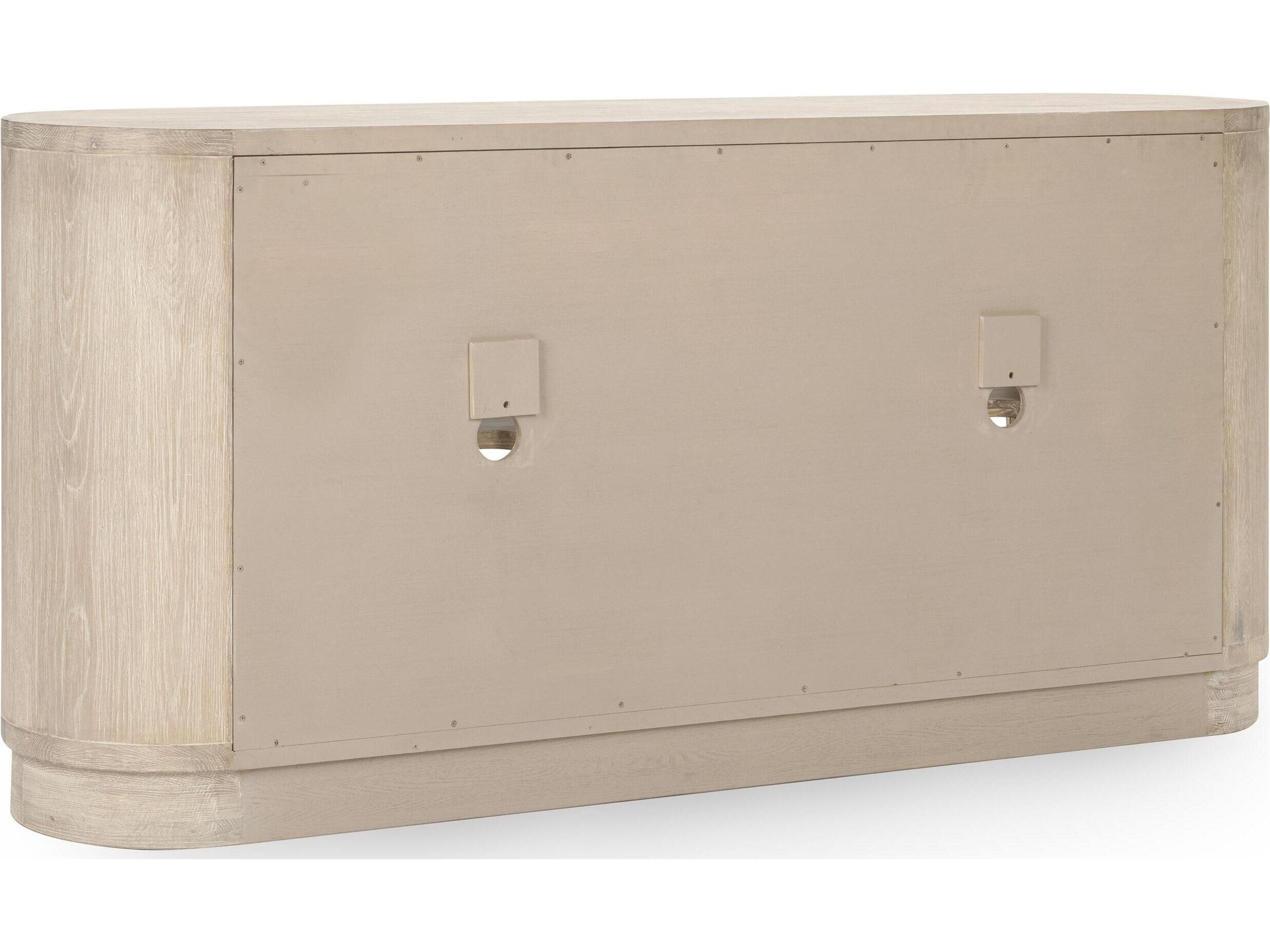 Classic Home Vander 78" Oak Wood White Wash Sideboard