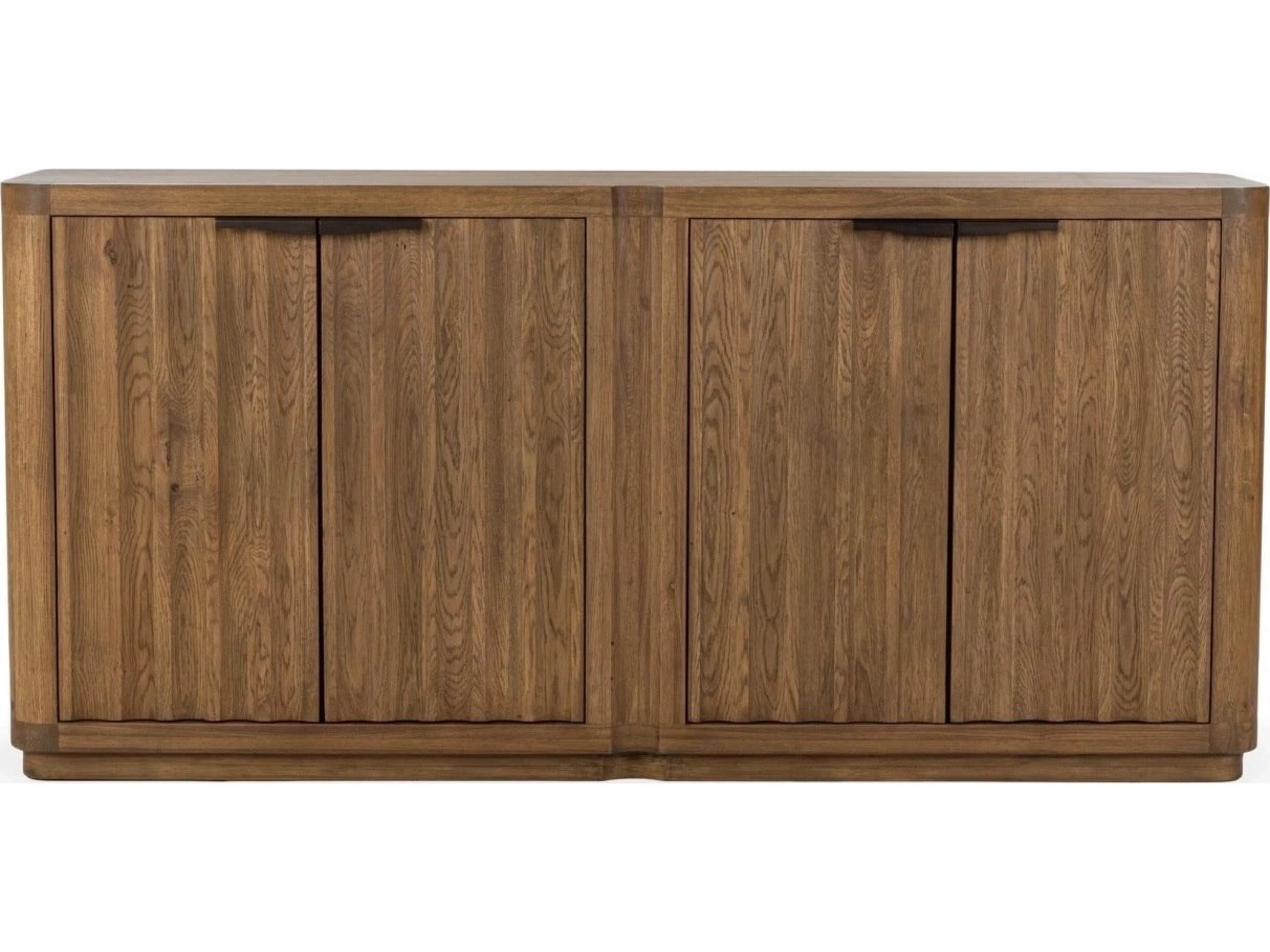 Classic Home Labelle 80" Oak Wood Sideboard