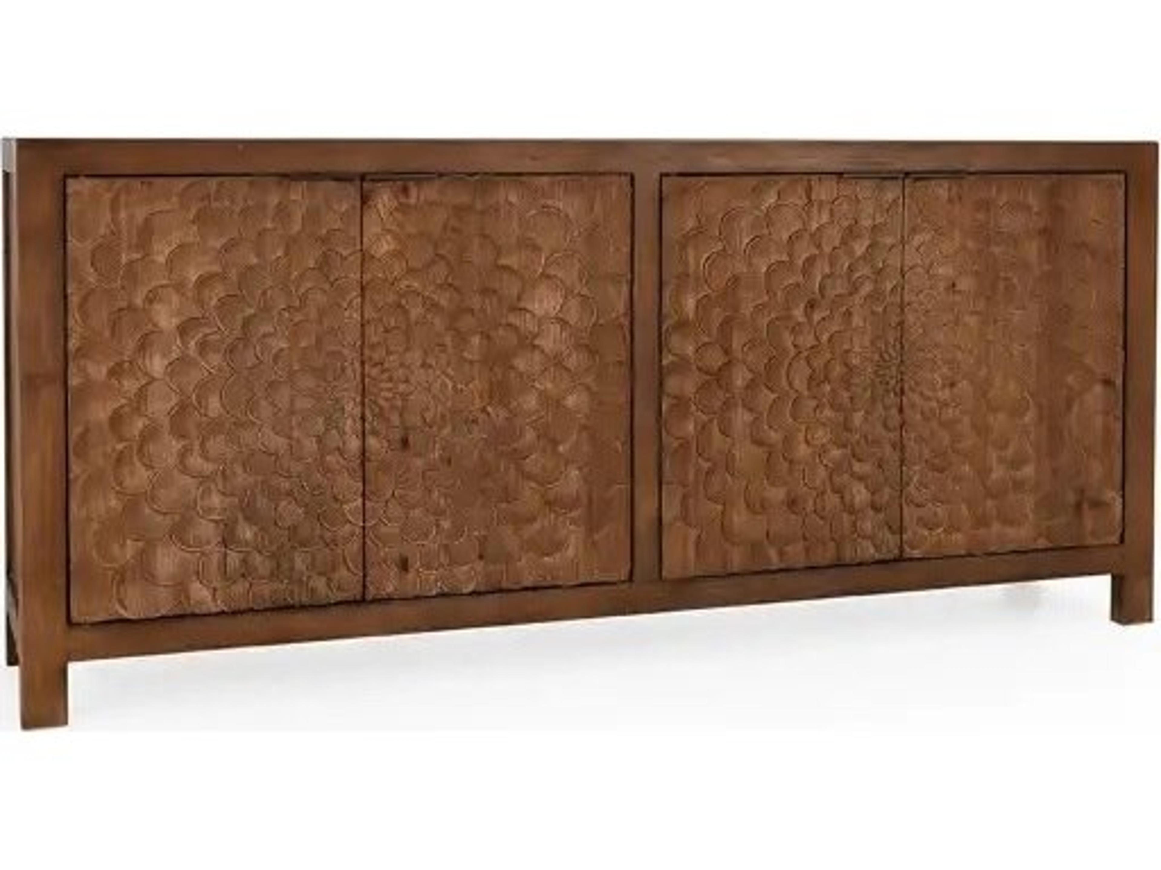 Astrid Brown Pine Buffet Sideboard