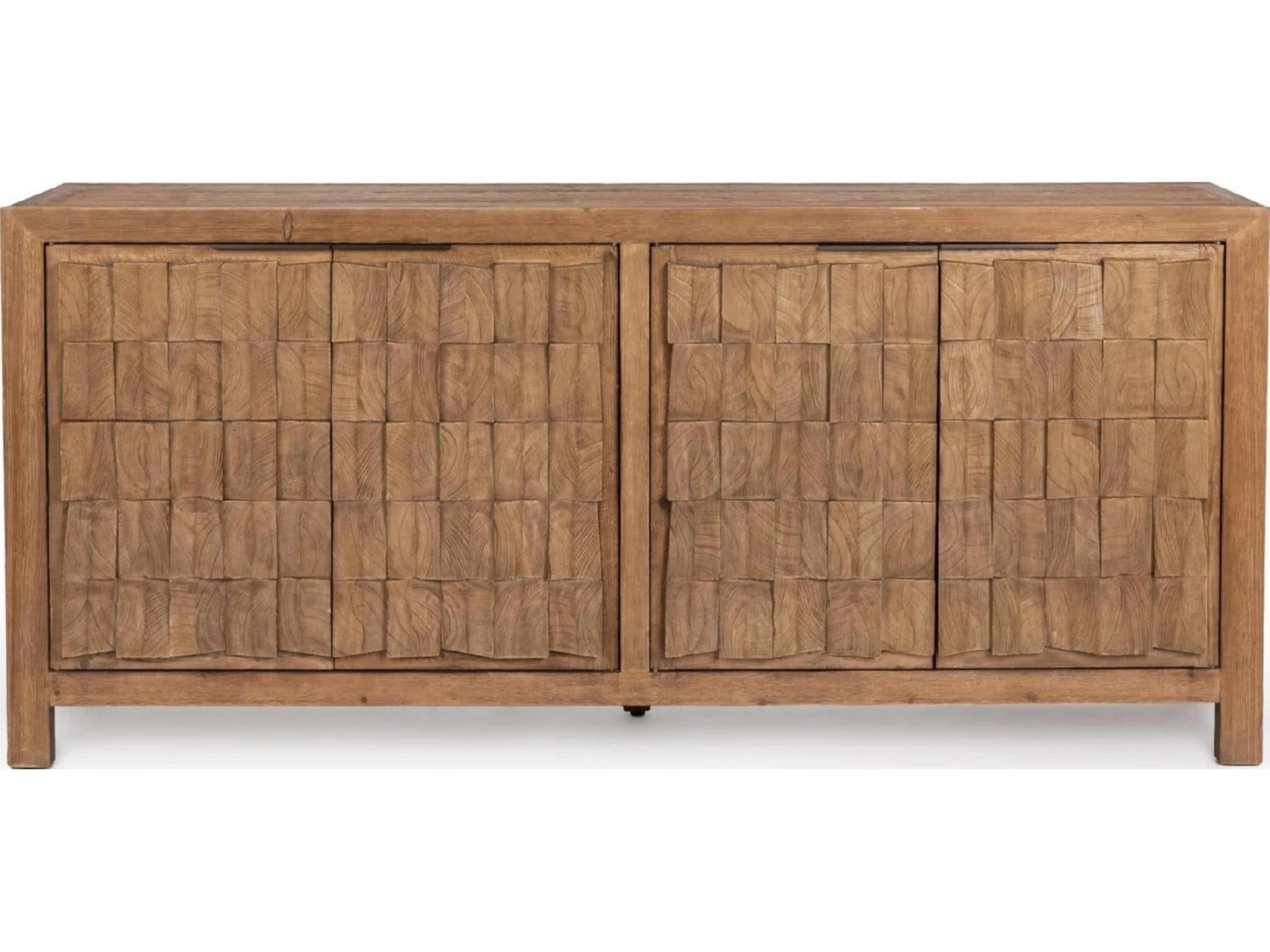 Classic Home Gama Drifted Sand Pine Wood Sideboard