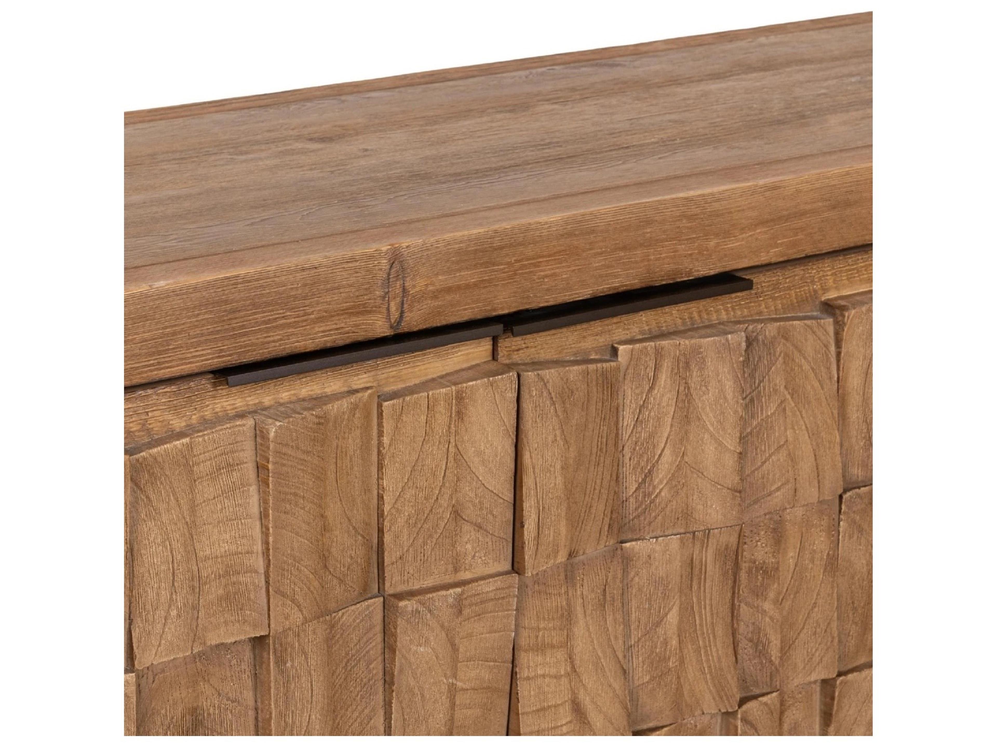 Classic Home Gama Drifted Sand Pine Wood Sideboard