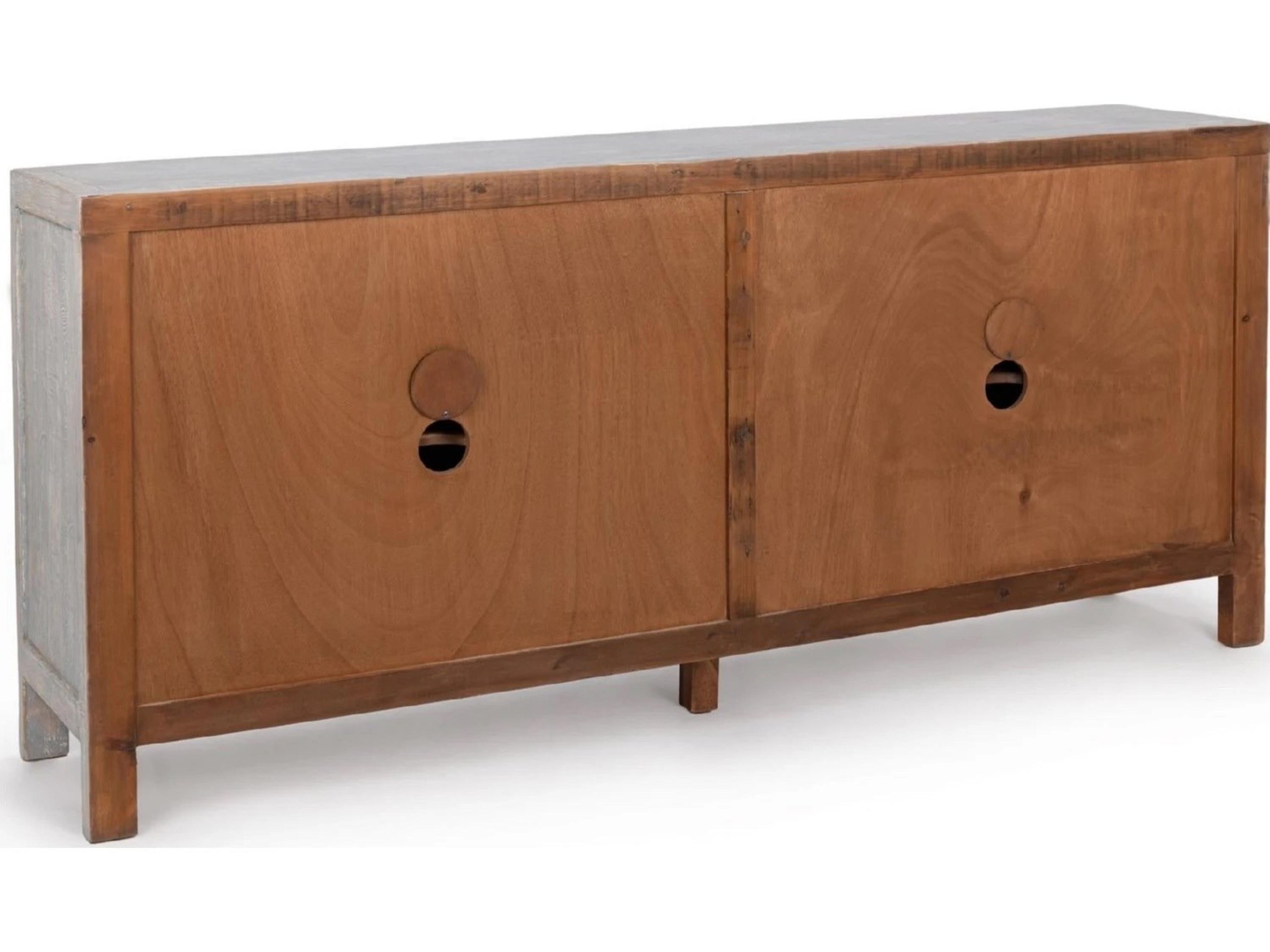 Classic Home Gama 86" Pine Wood Sideboard