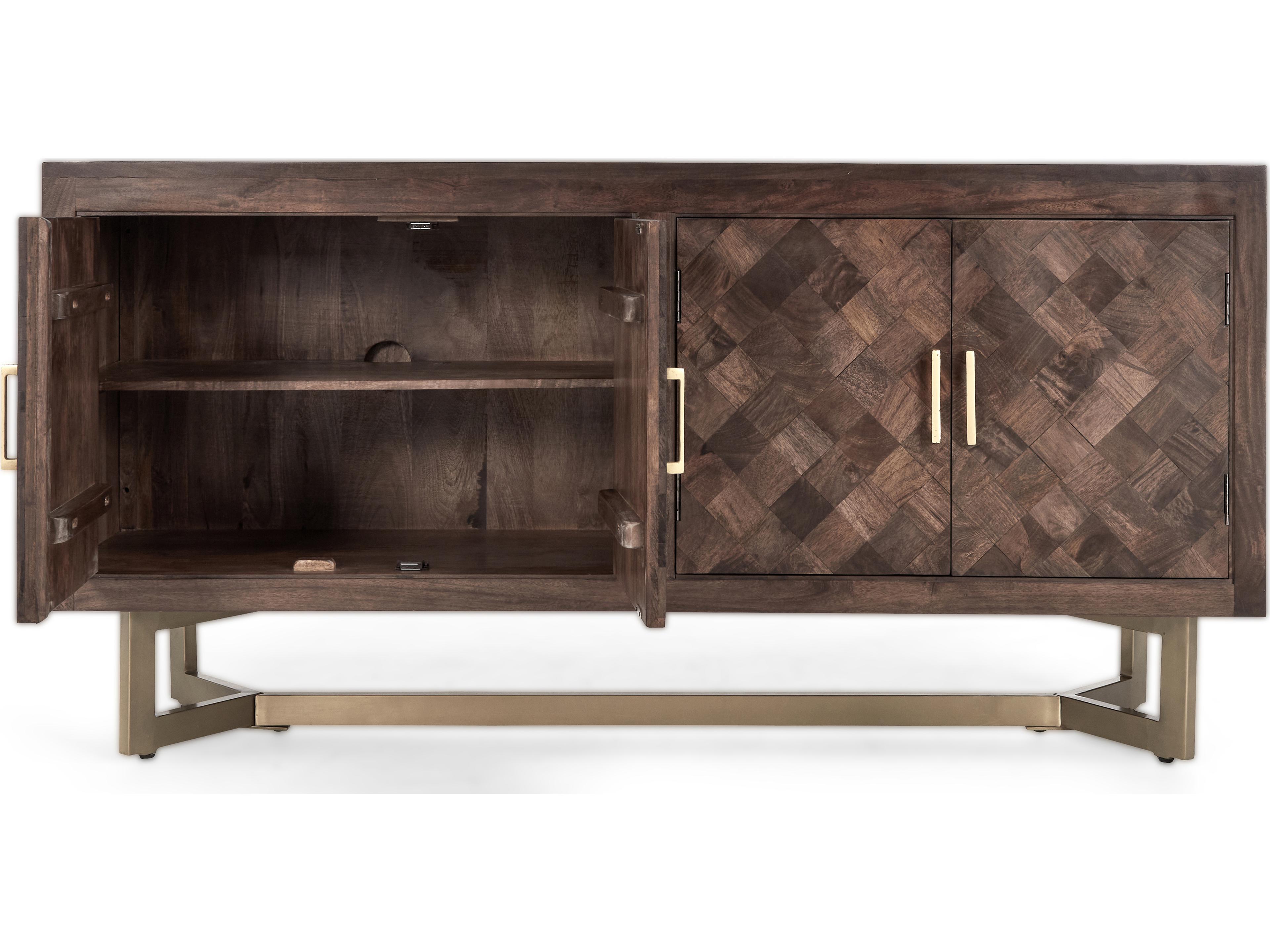 Classic Home Kade 72" Mango Wood Brown Sideboard