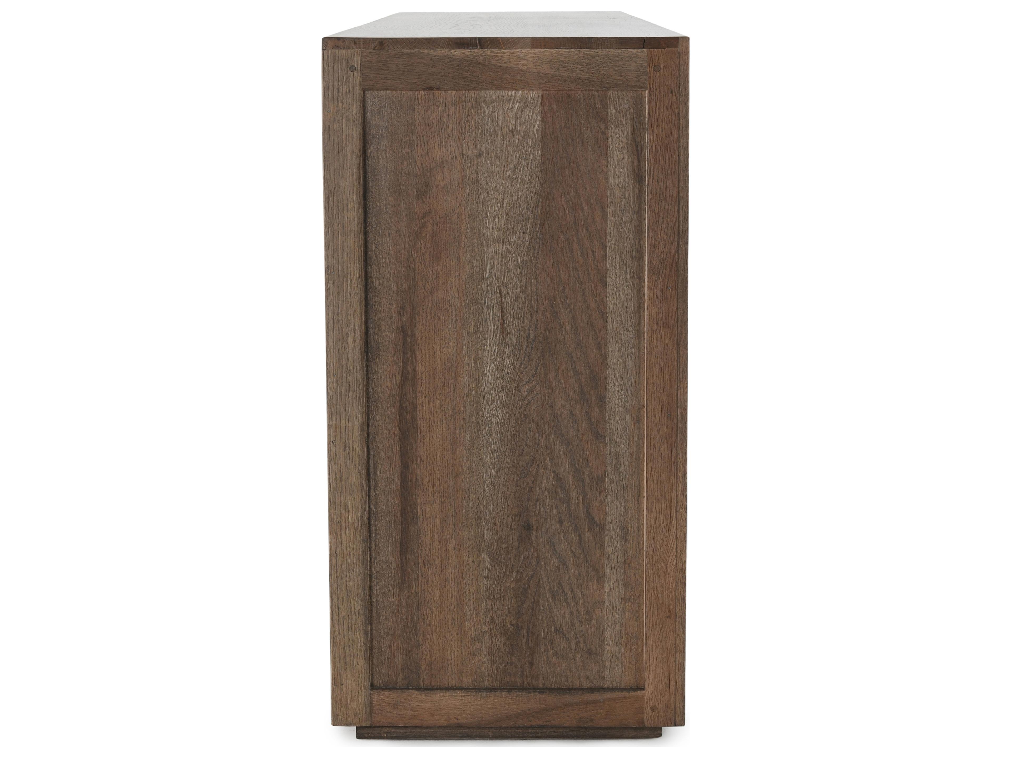 Classic Home Bradley 72" Oak Wood Brown Sideboard