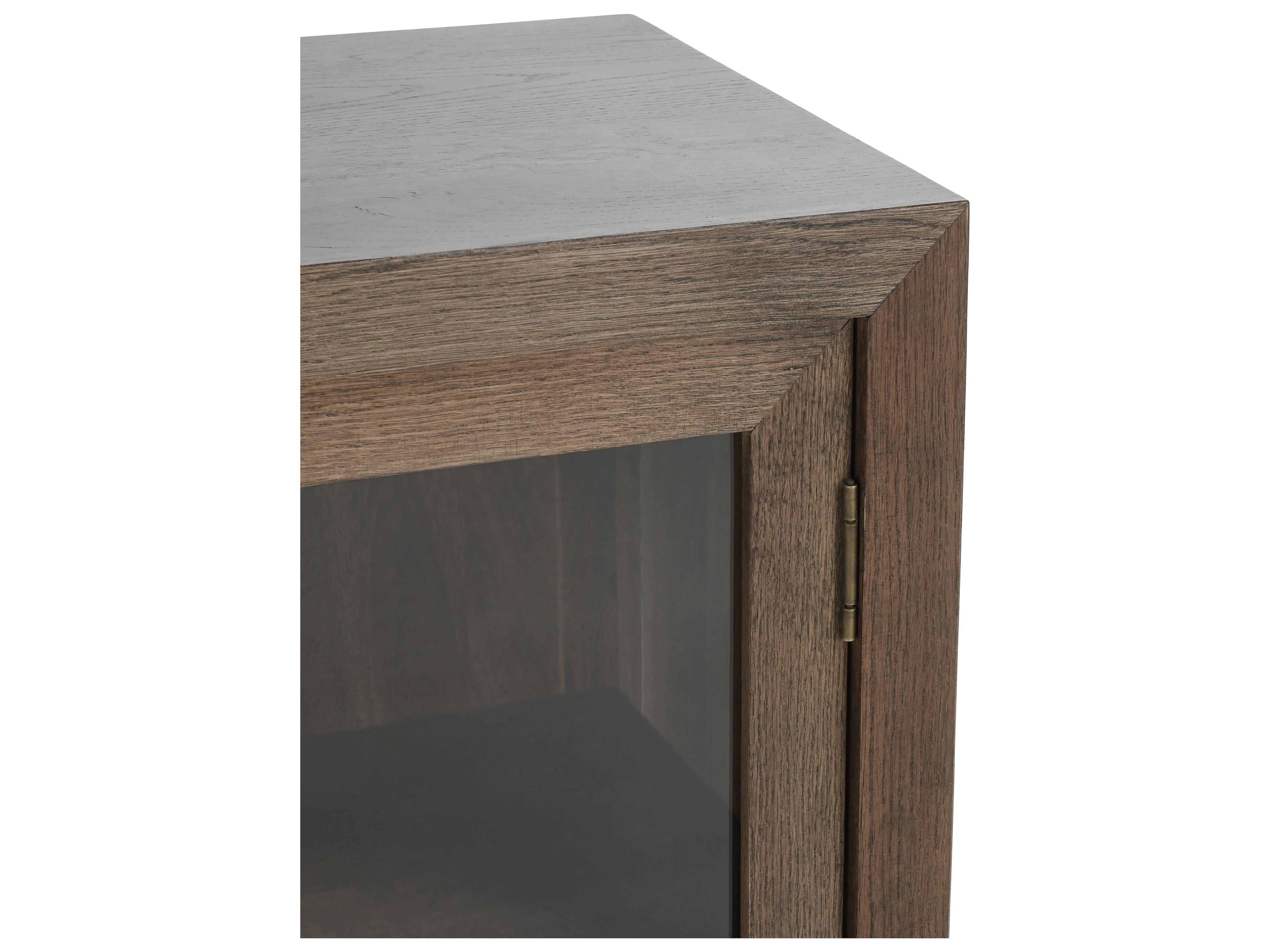 Classic Home Bradley 72" Oak Wood Brown Sideboard