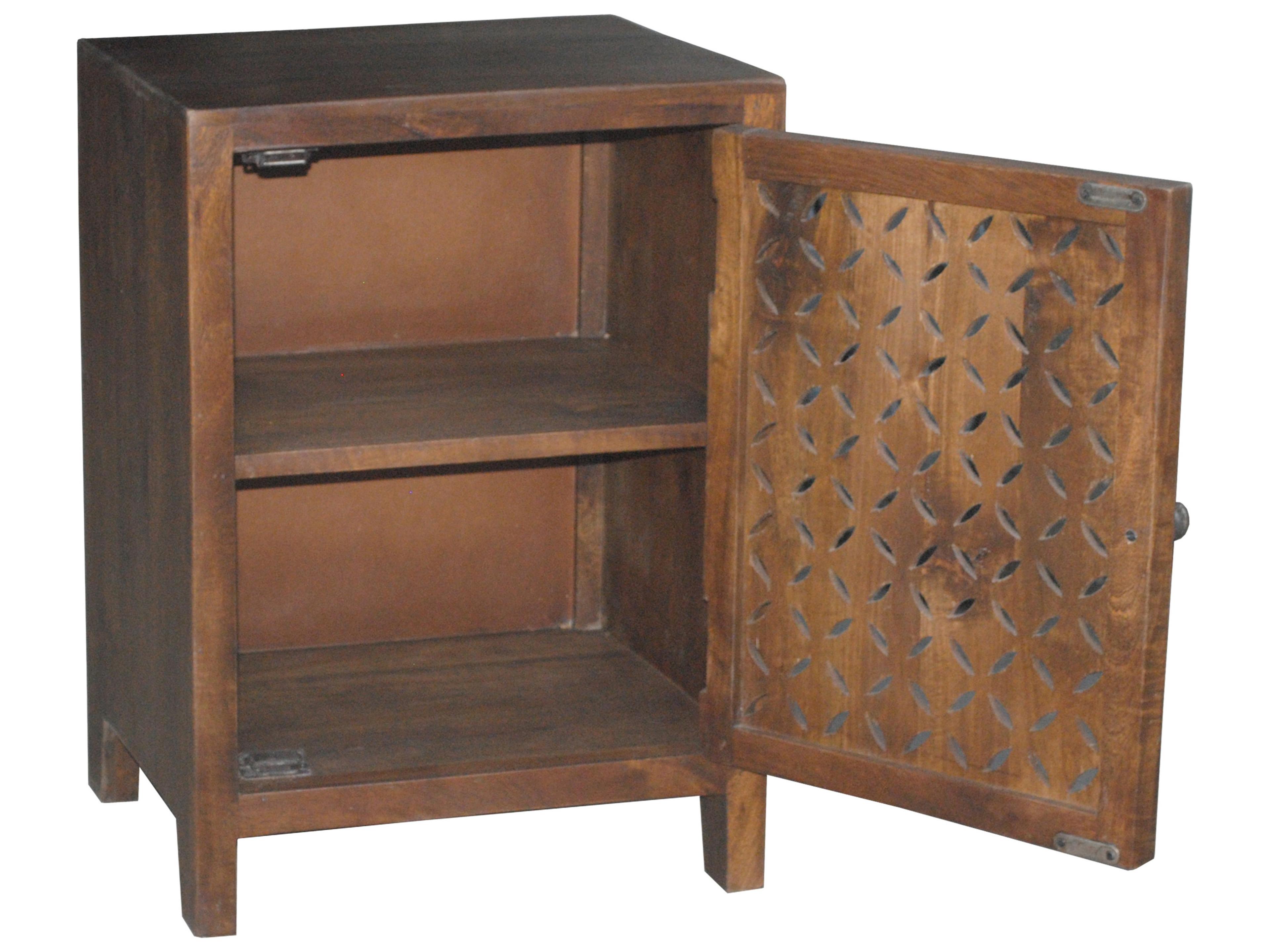 Classic Home Eben Brown Mango Wood Accent Chest