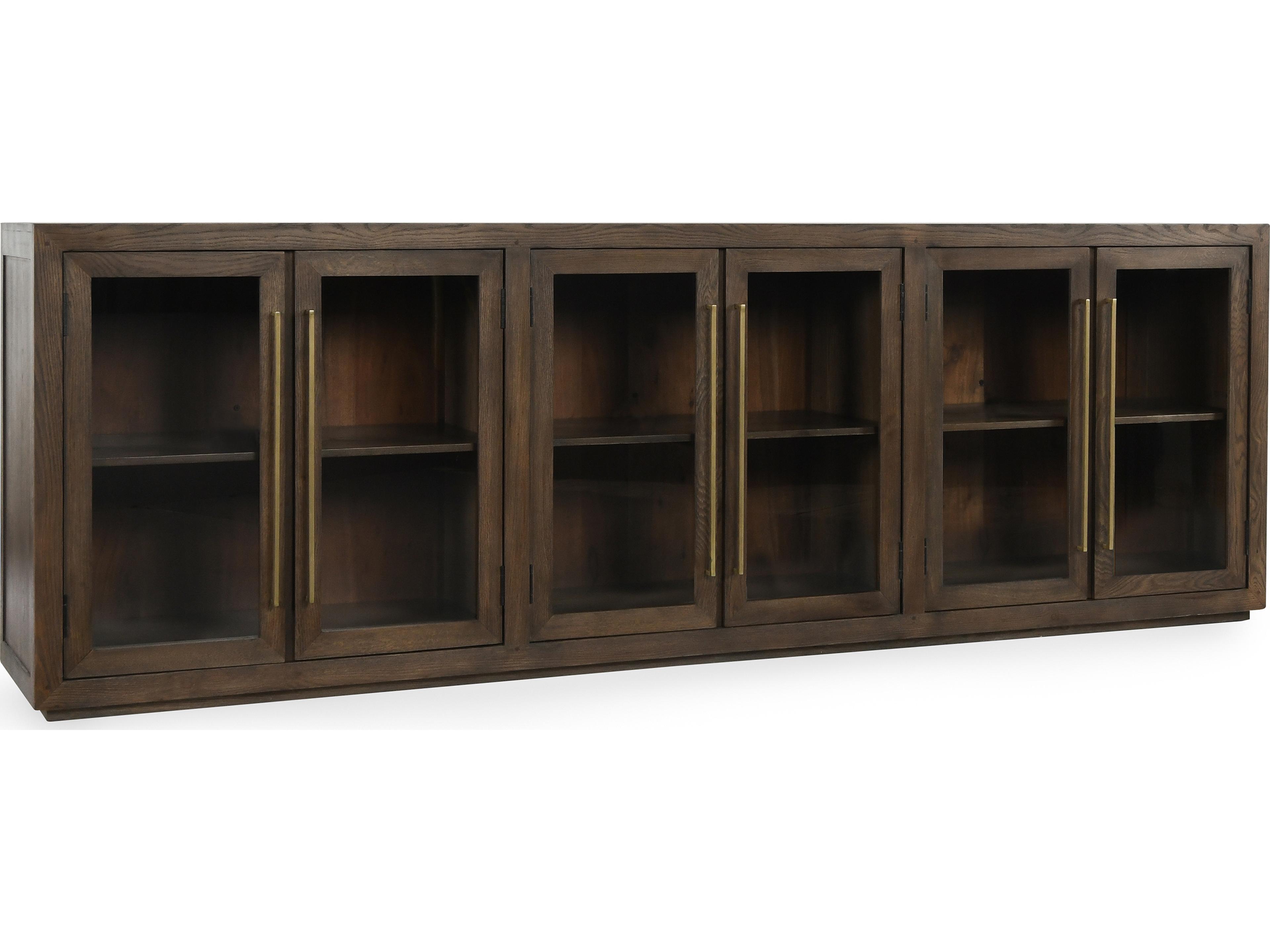 Bradley 108" Oak Wood Cocoa Brown Sideboard