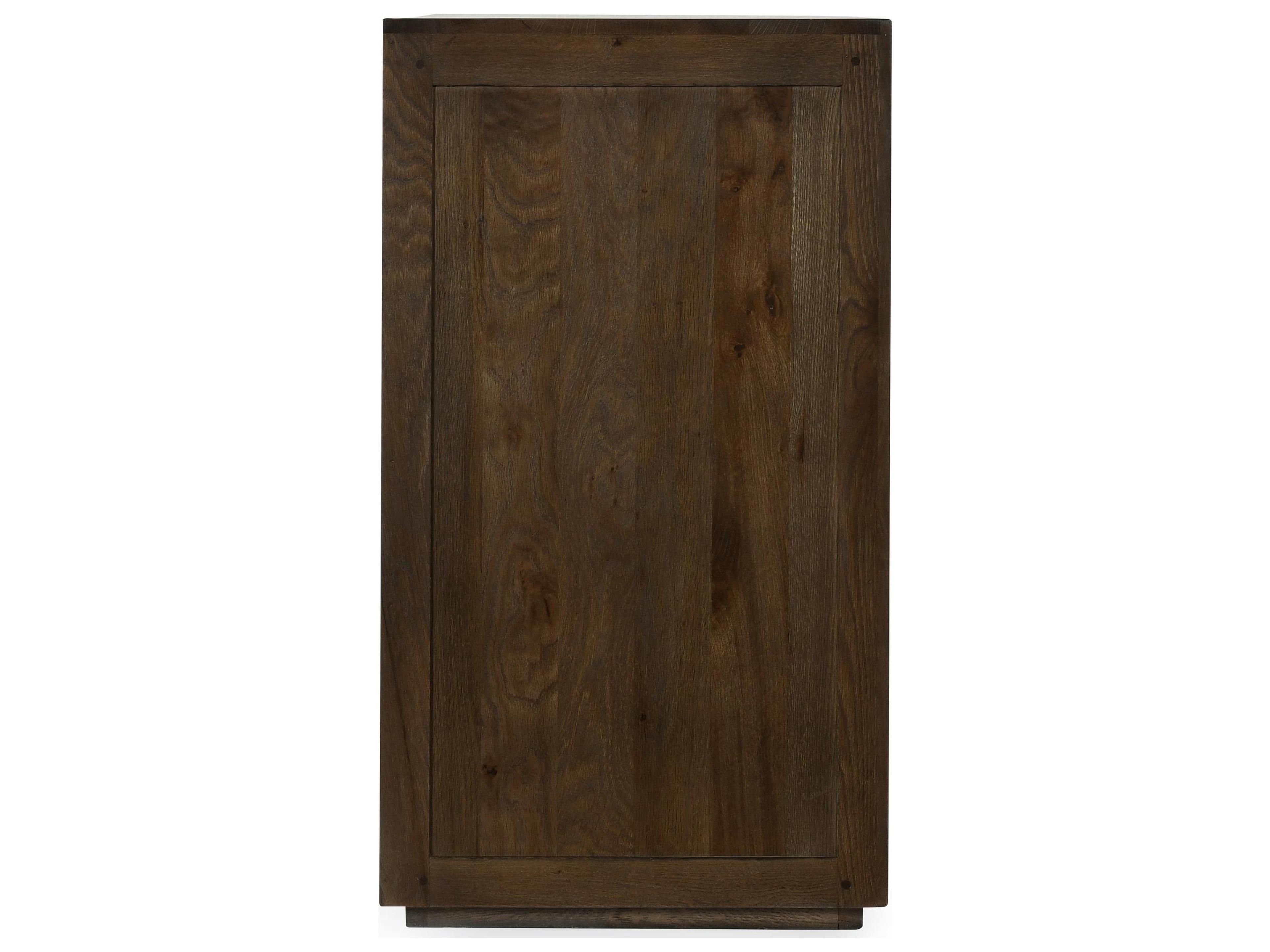 Classic Home Bradley 108" Oak Wood Cocoa Brown Sideboard