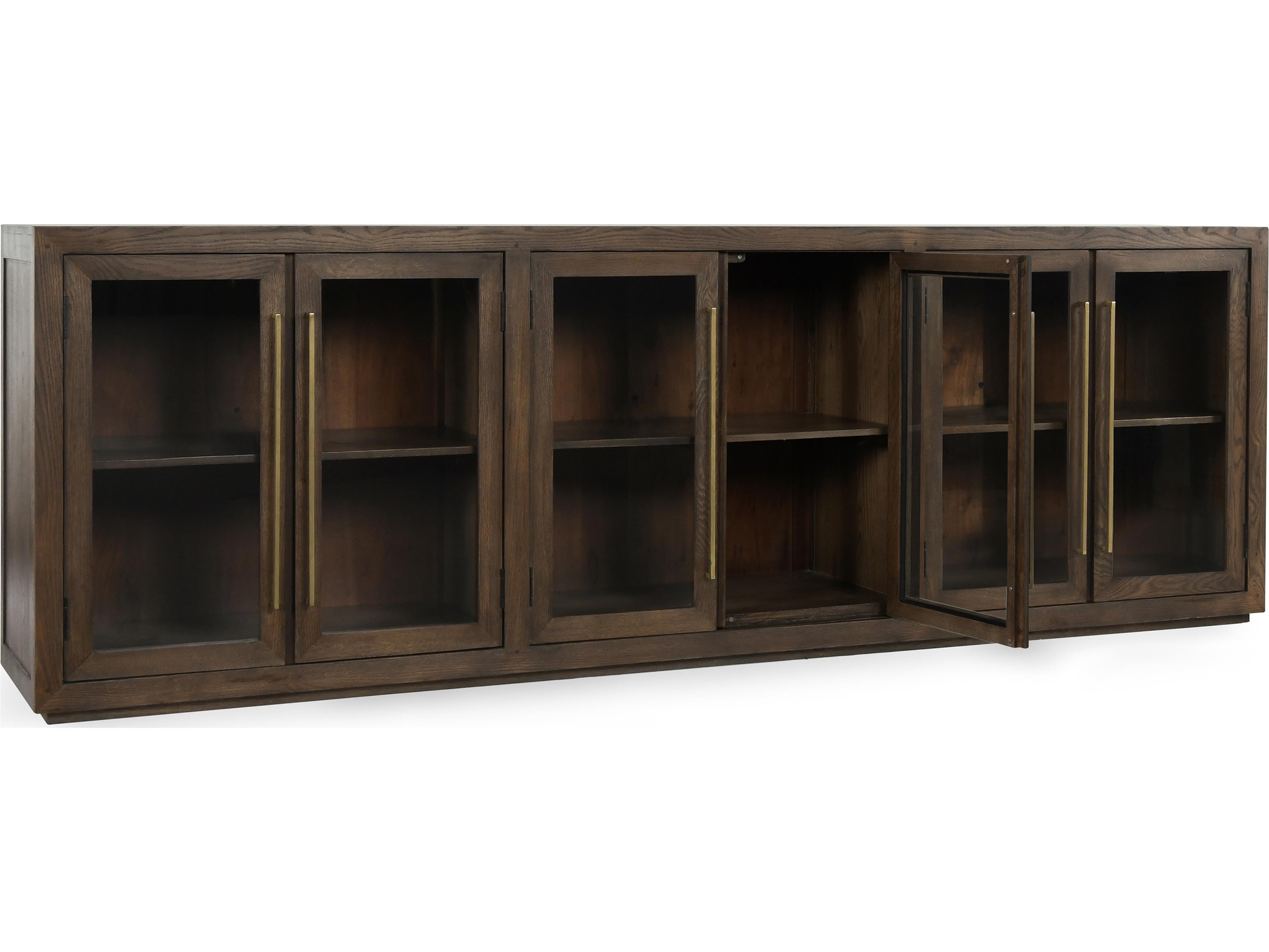 Classic Home Bradley 108" Oak Wood Cocoa Brown Sideboard