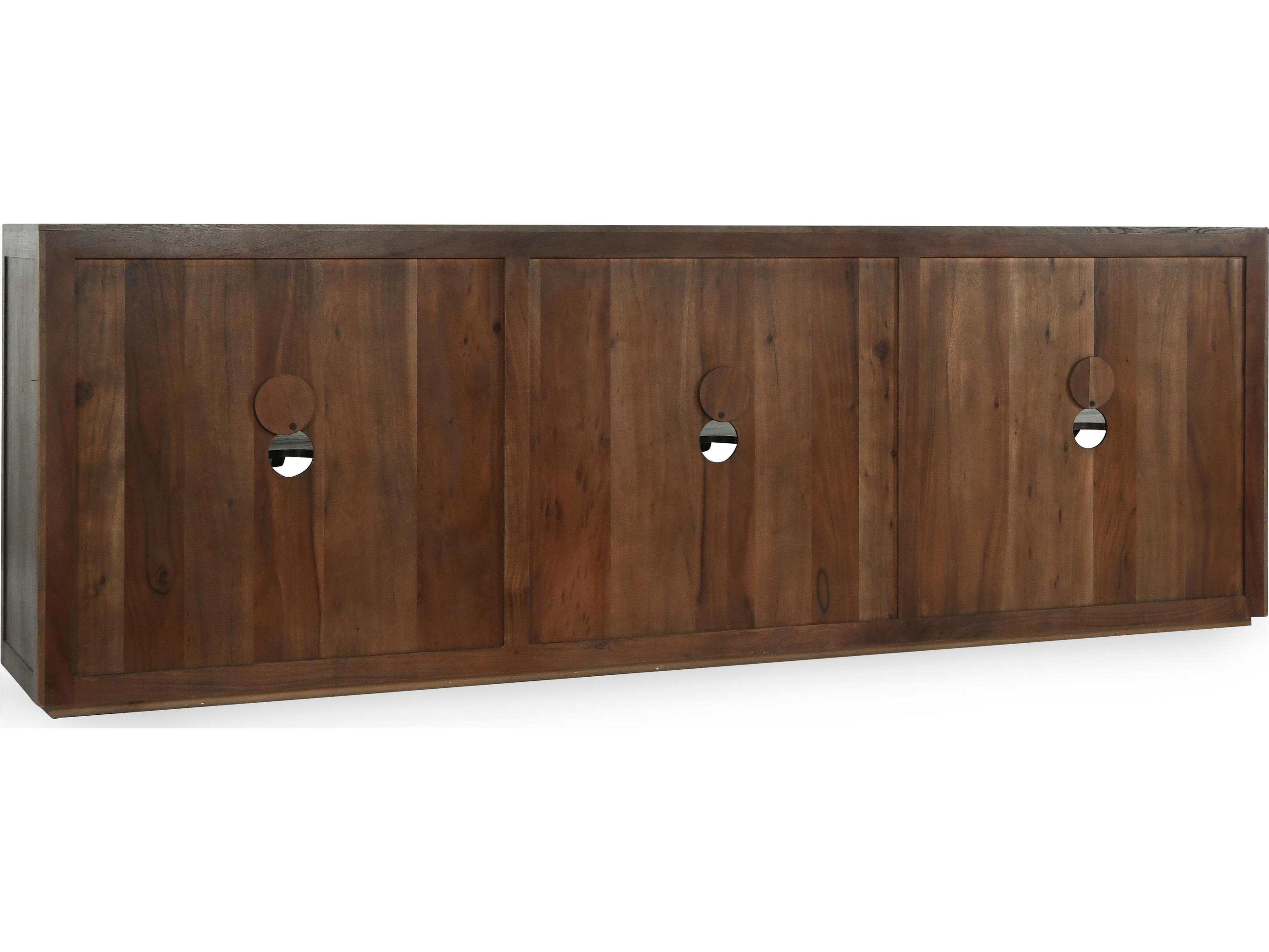 Classic Home Bradley 108" Oak Wood Cocoa Brown Sideboard