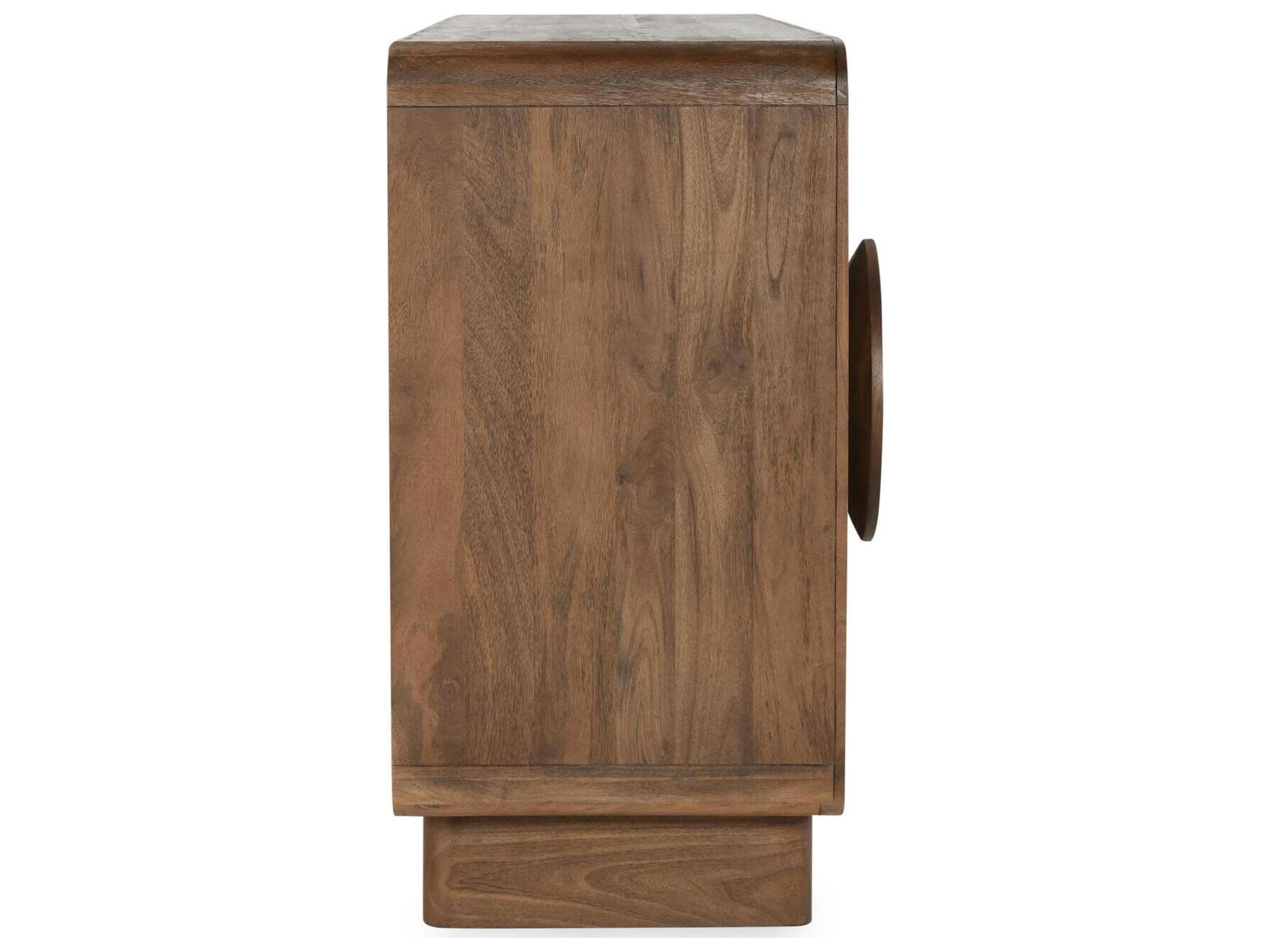 Classic Home Vally 85" Mango Wood Natural Sideboard