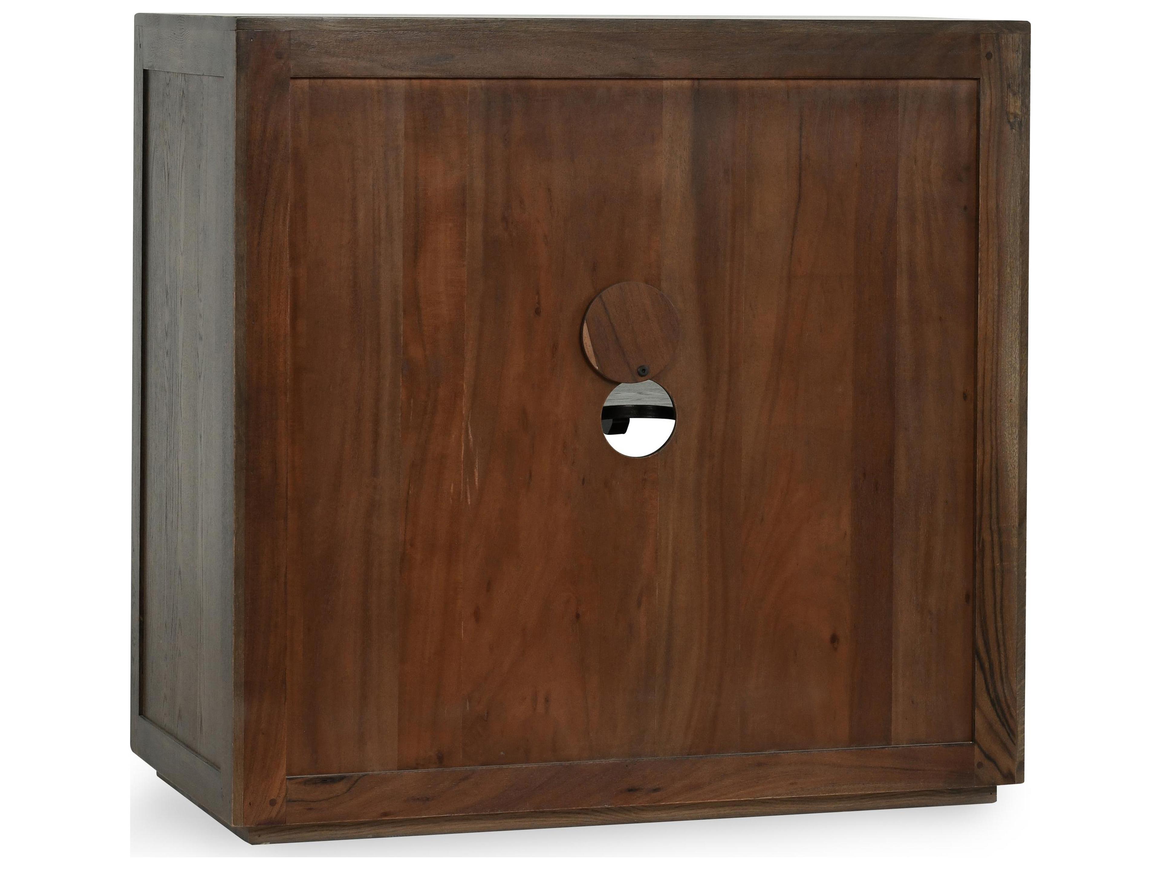 Classic Home Bradley Cocoa Brown Oak Wood Accent Chest