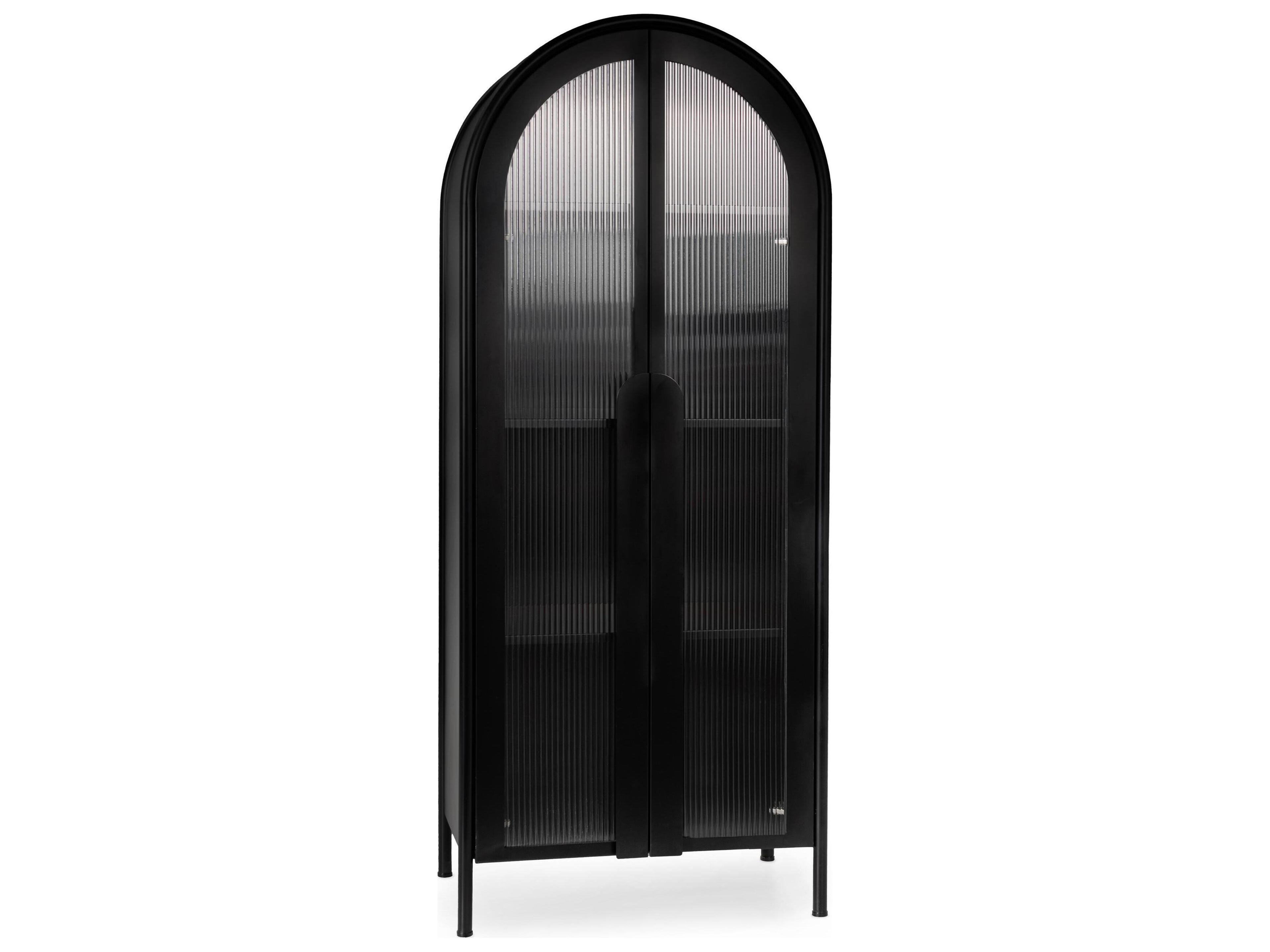 Moca Black Display Cabinet