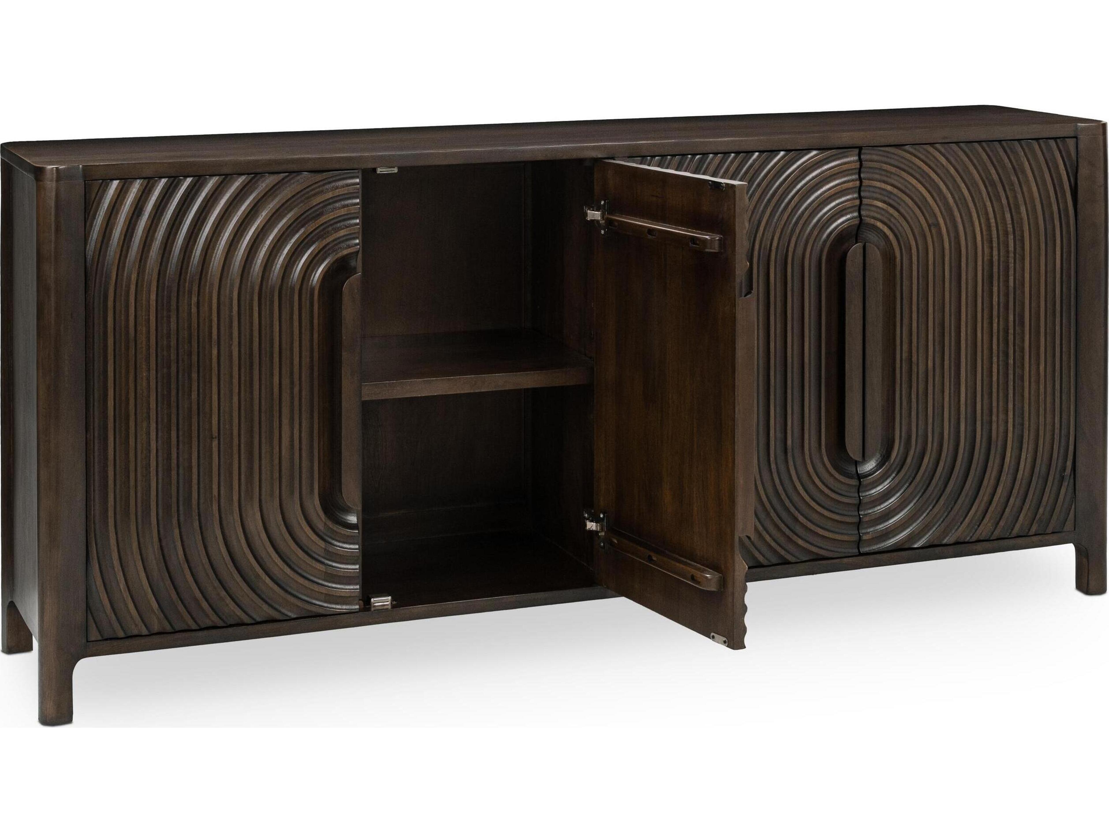 Classic Home Colson 80" Mango Wood Coffee Brown Sideboard