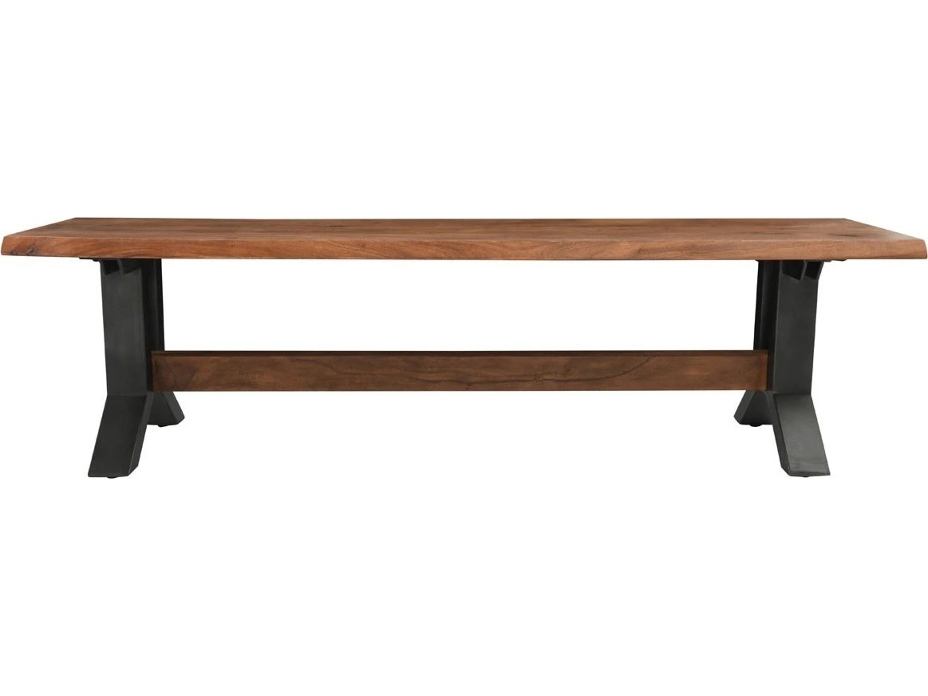 Classic Home Bellamy Amber Brown Accent Bench