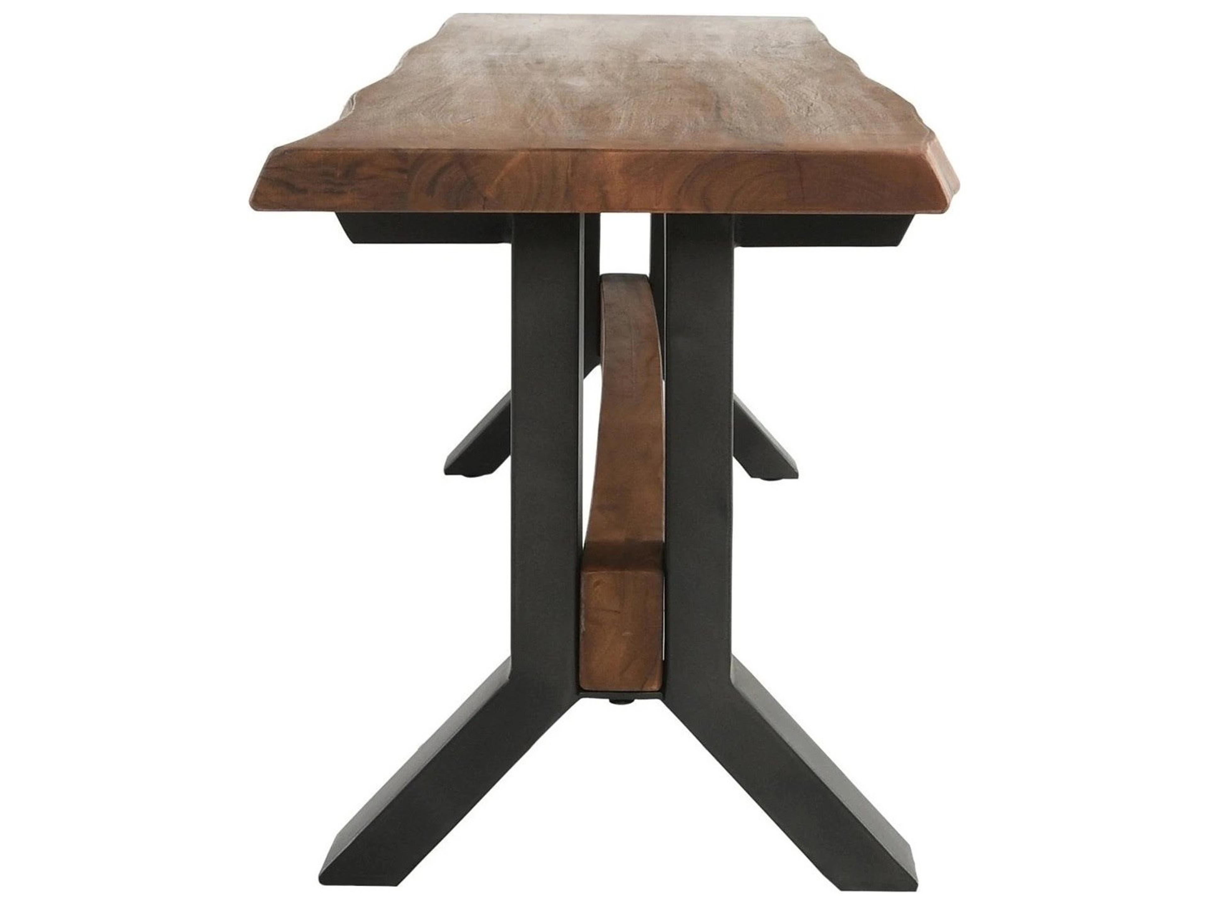 Classic Home Bellamy Amber Brown Accent Bench