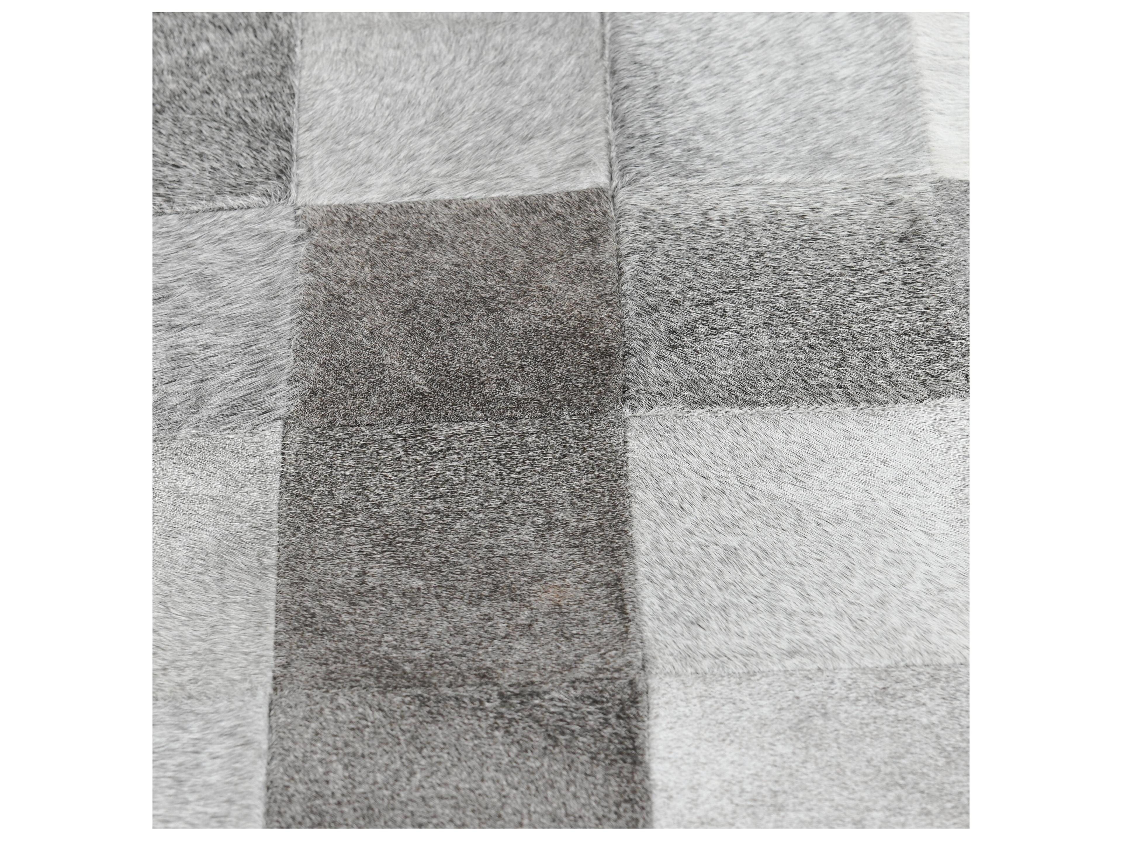 Classic Home Achen Gray Bronze Fur Accent Bench