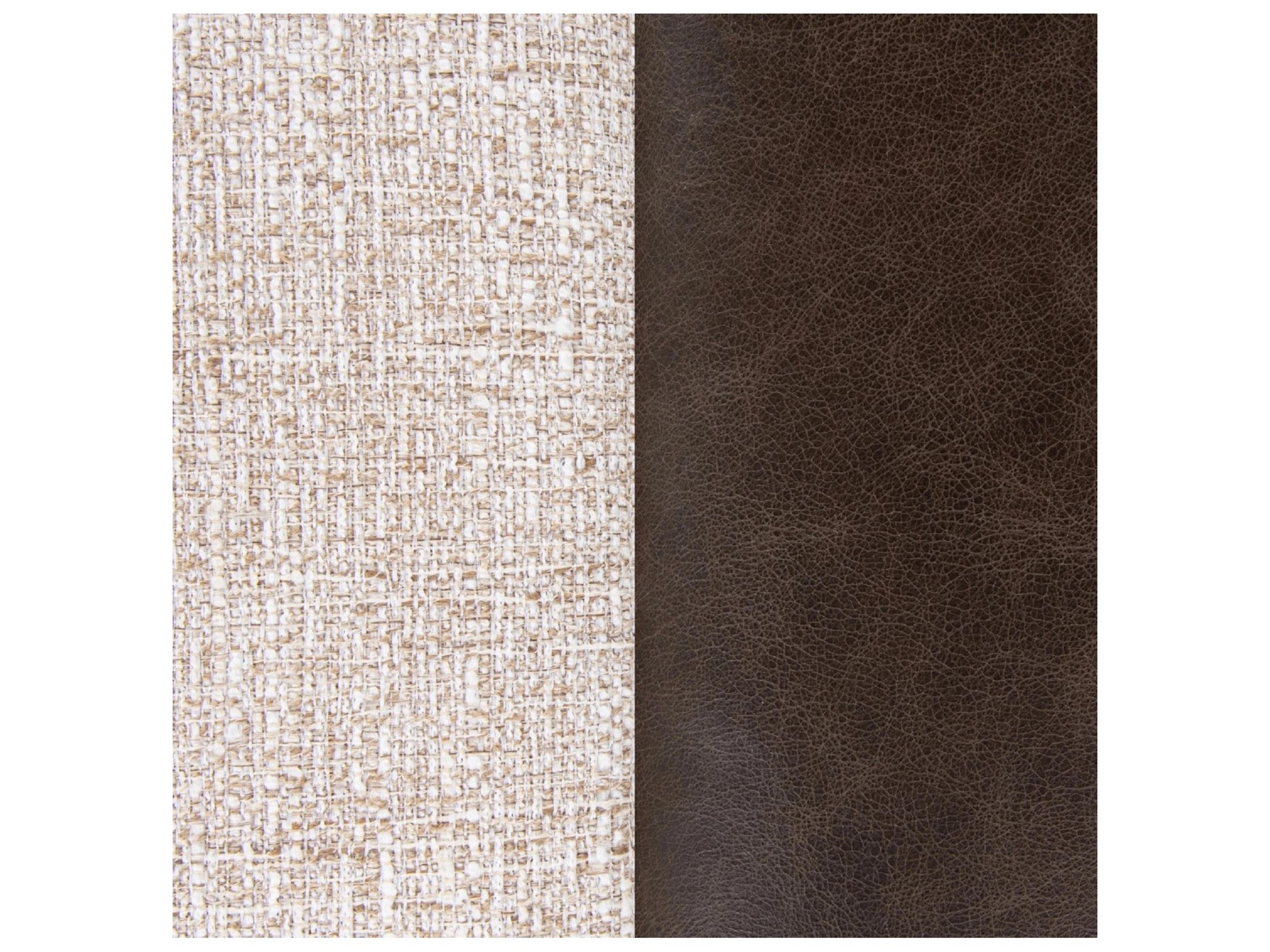 Classic Home Brooklyn Cocoa Latte Brown Upholstered Accent Bench