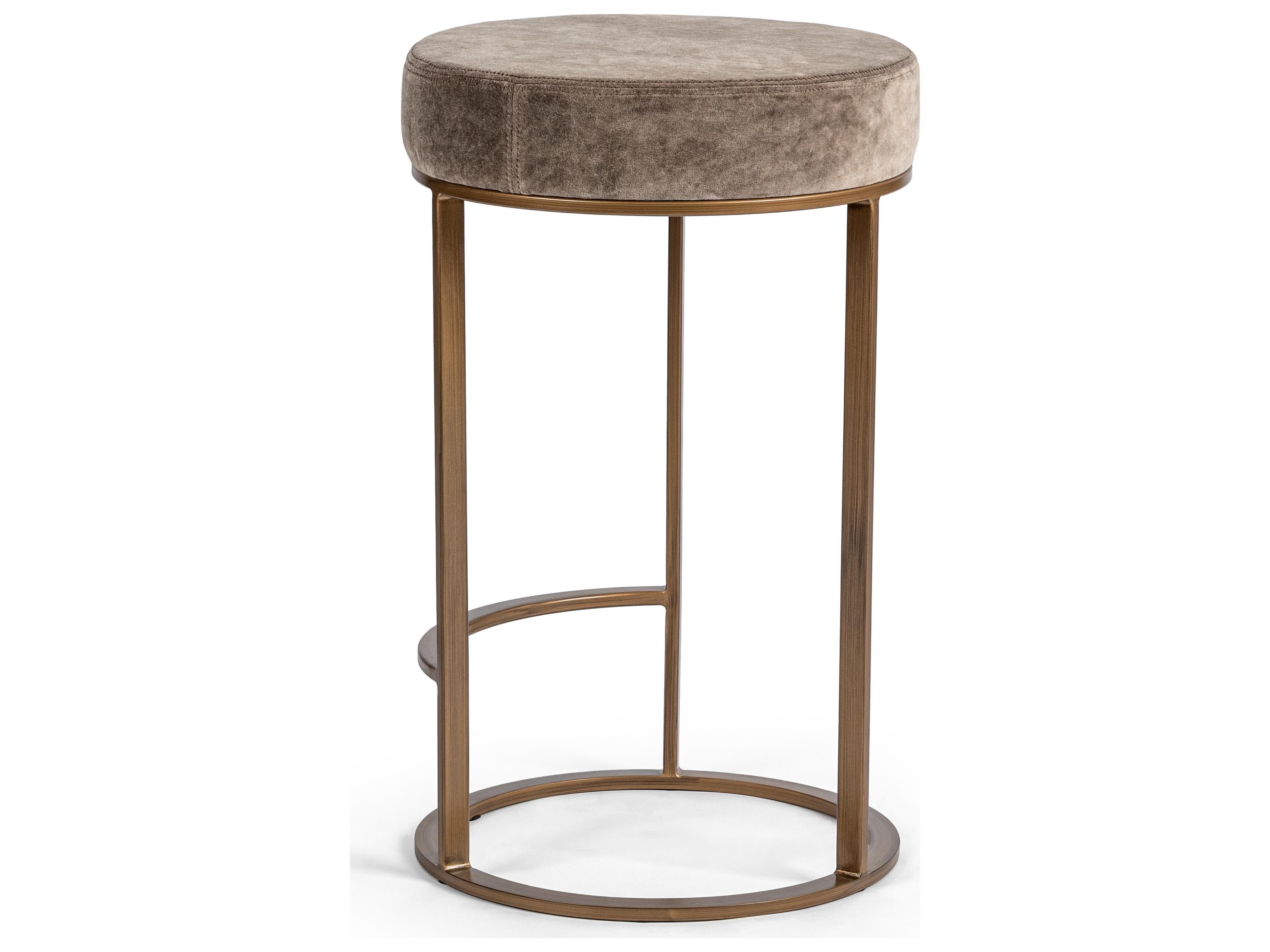 Classic Home Quinn Desert Upholstered Counter Stool