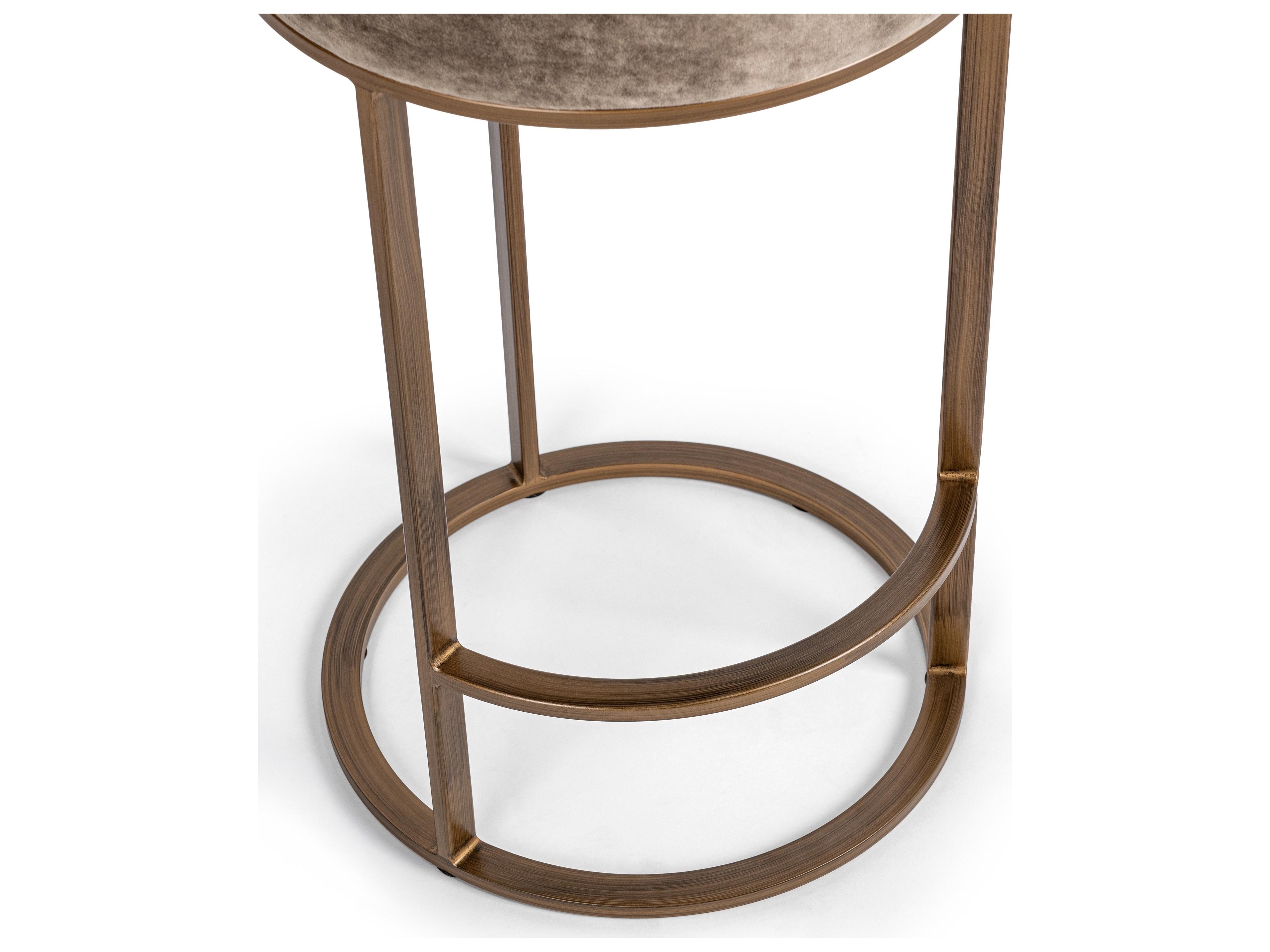 Classic Home Quinn Desert Upholstered Counter Stool