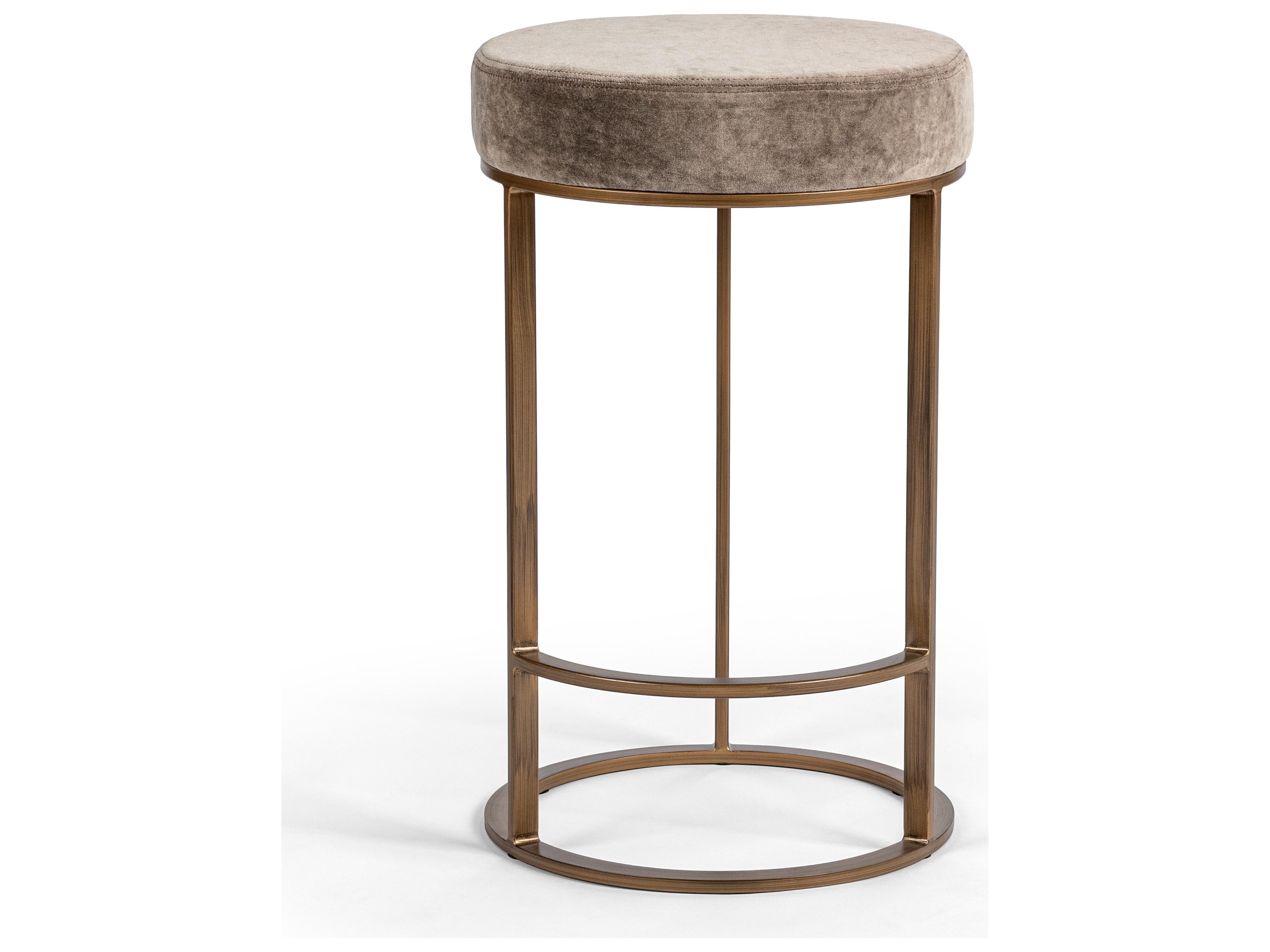 Classic Home Quinn Desert Upholstered Counter Stool