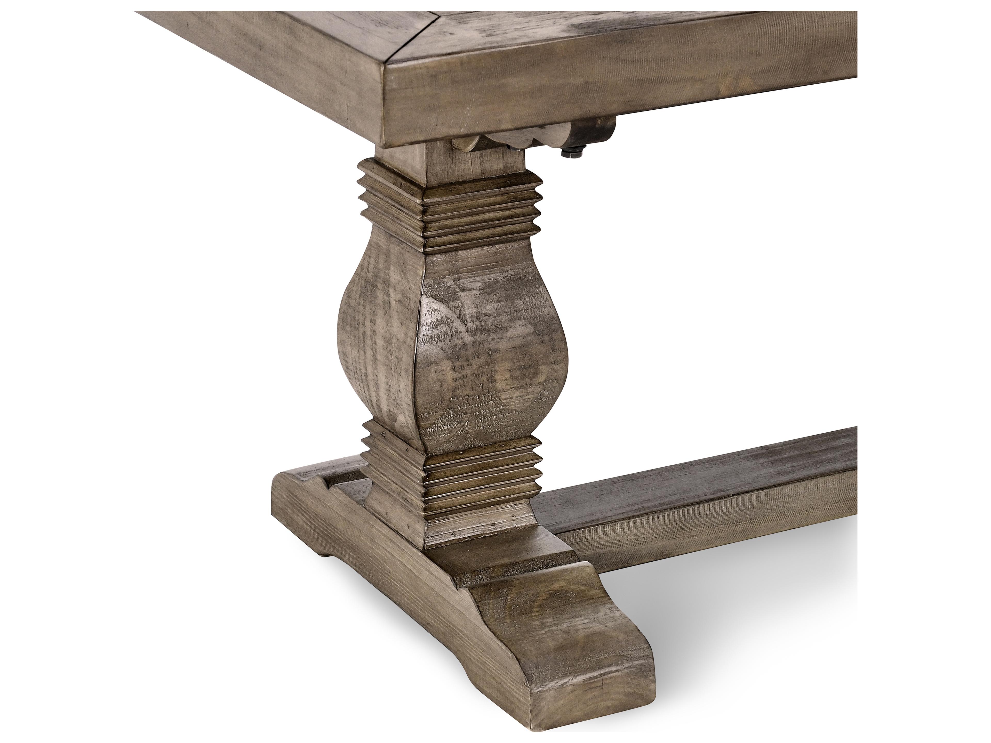 Classic Home Caleb Distressed Brown Accent Bench