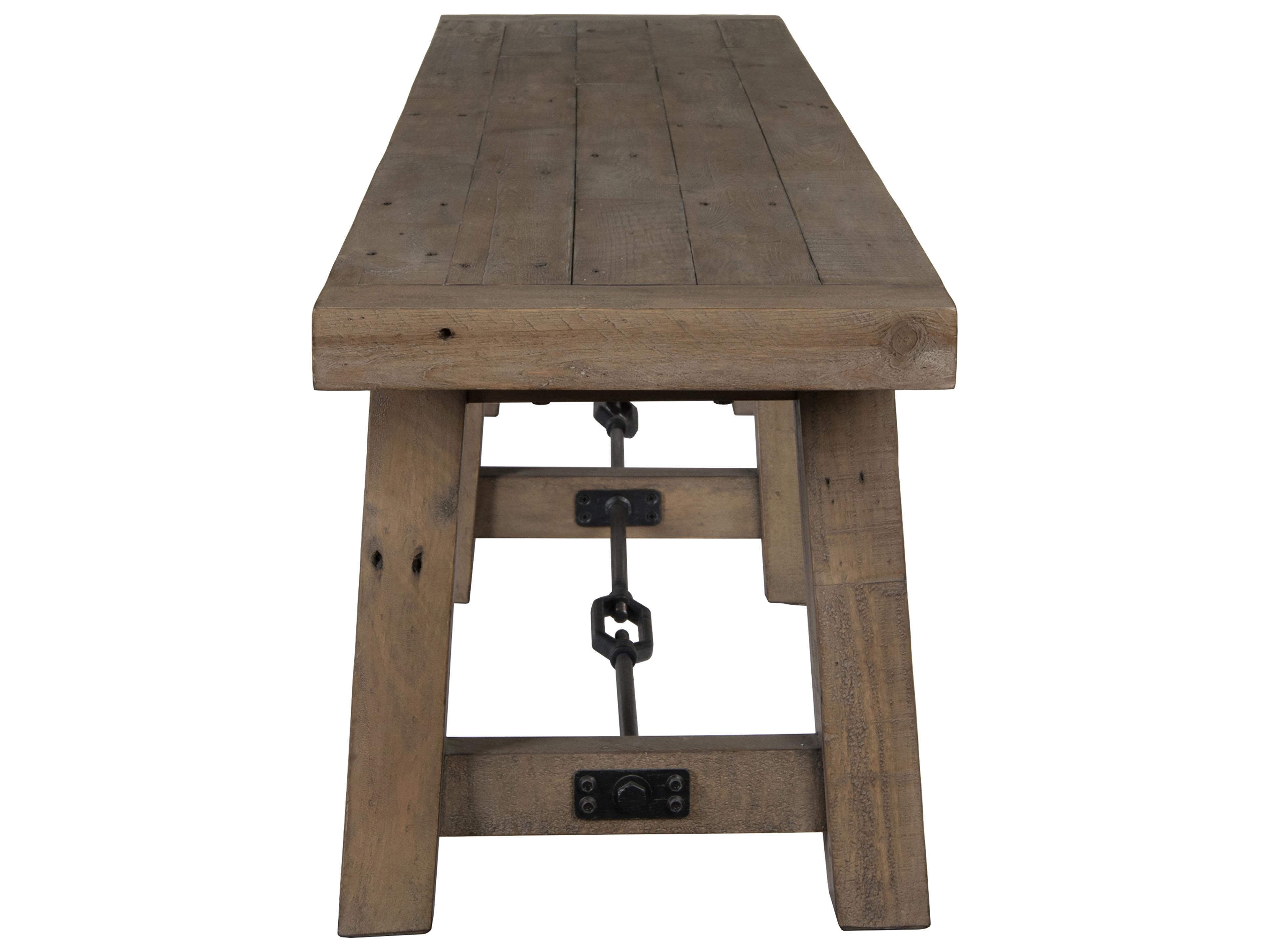 Classic Home Tuscany Distressed Brown Accent Bench