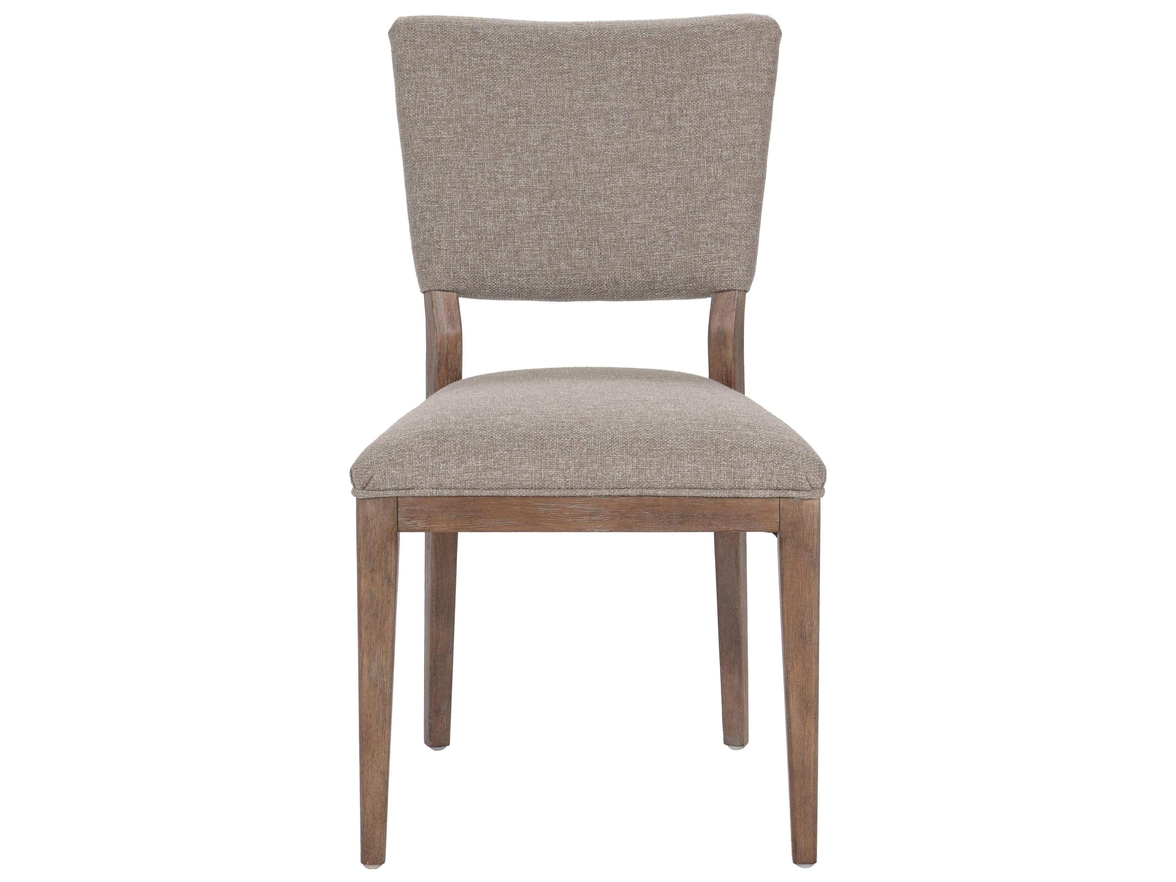 Classic Home Phillip Rubberwood Gray Upholstered Armless Dining Chair Set of 2