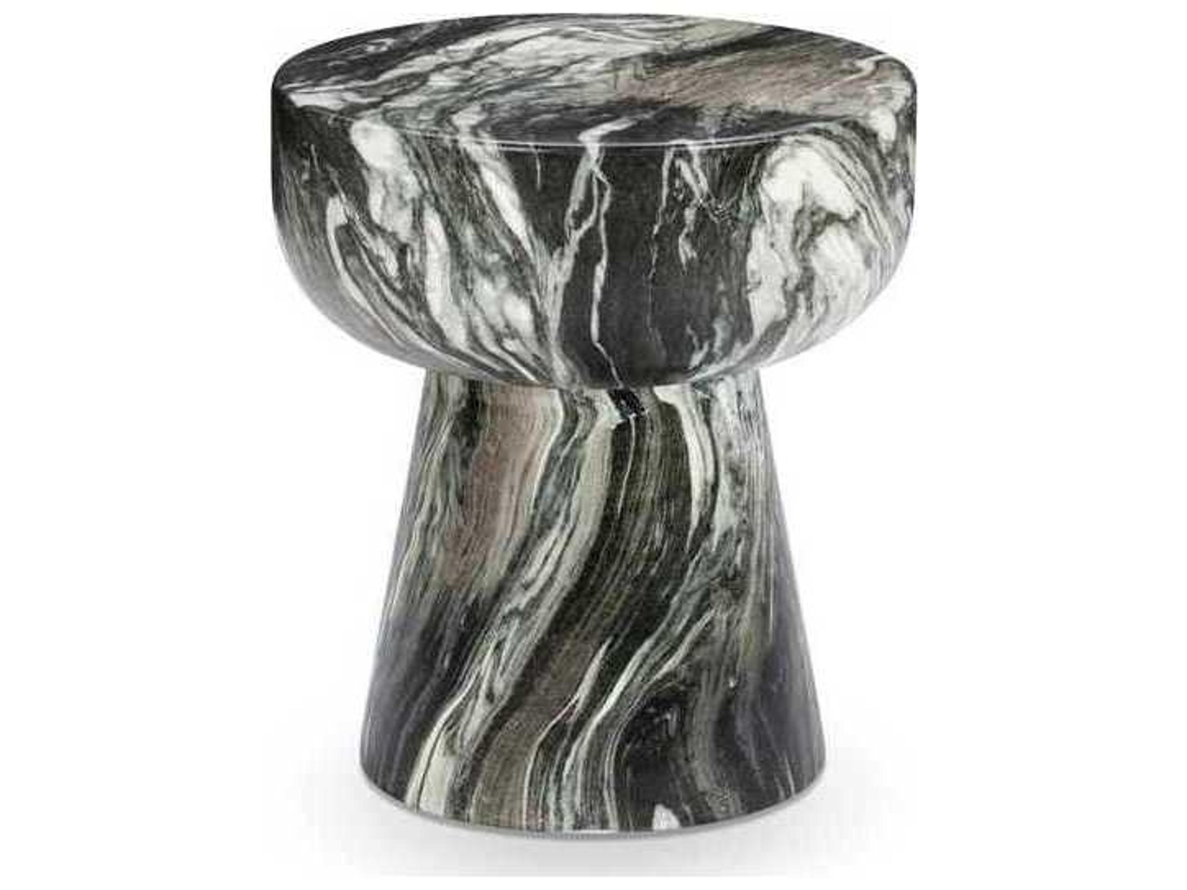 Merz Green Accent Stool