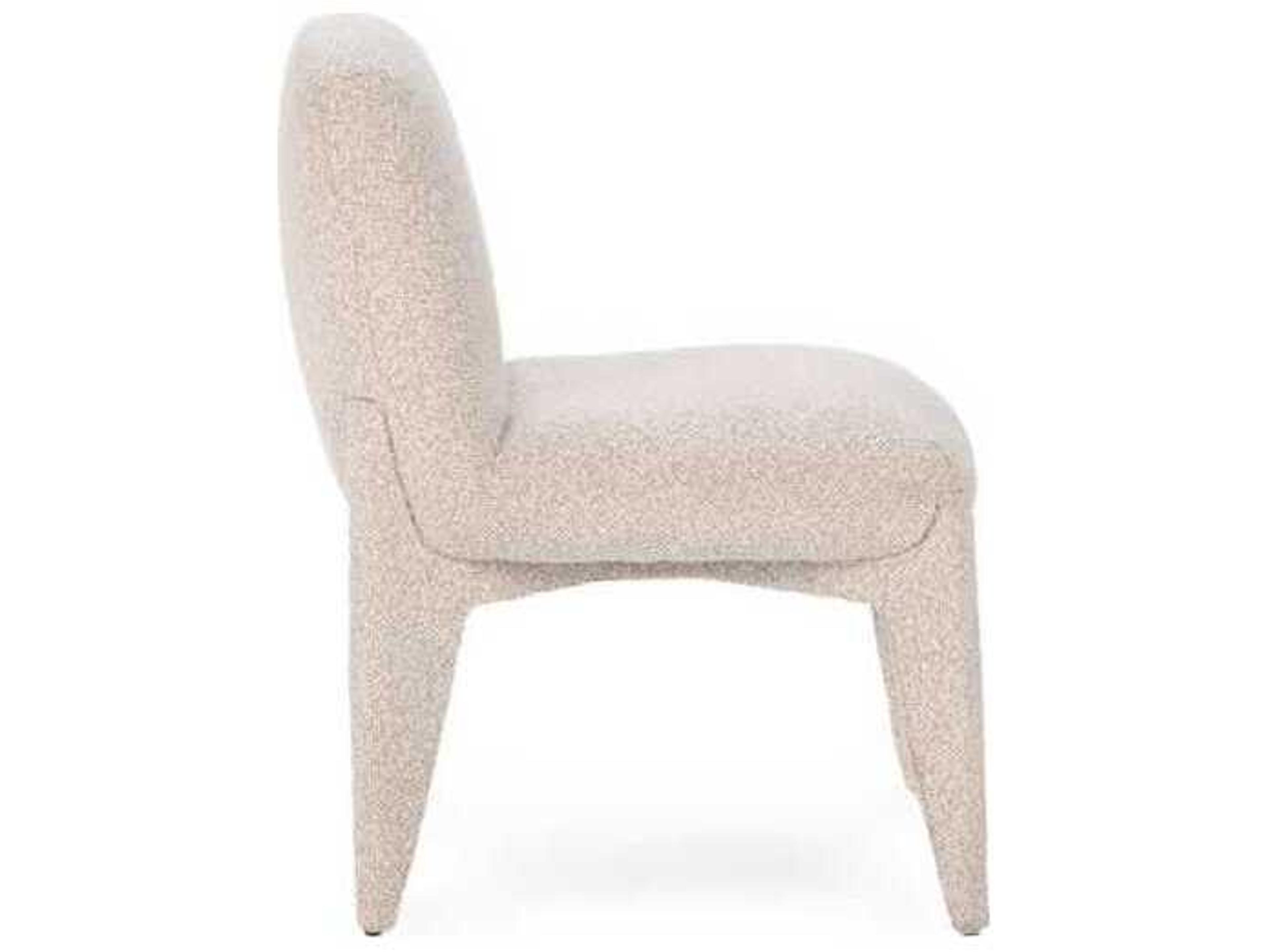 Classic Home Danson Beige Upholstered Armless Dining Chair