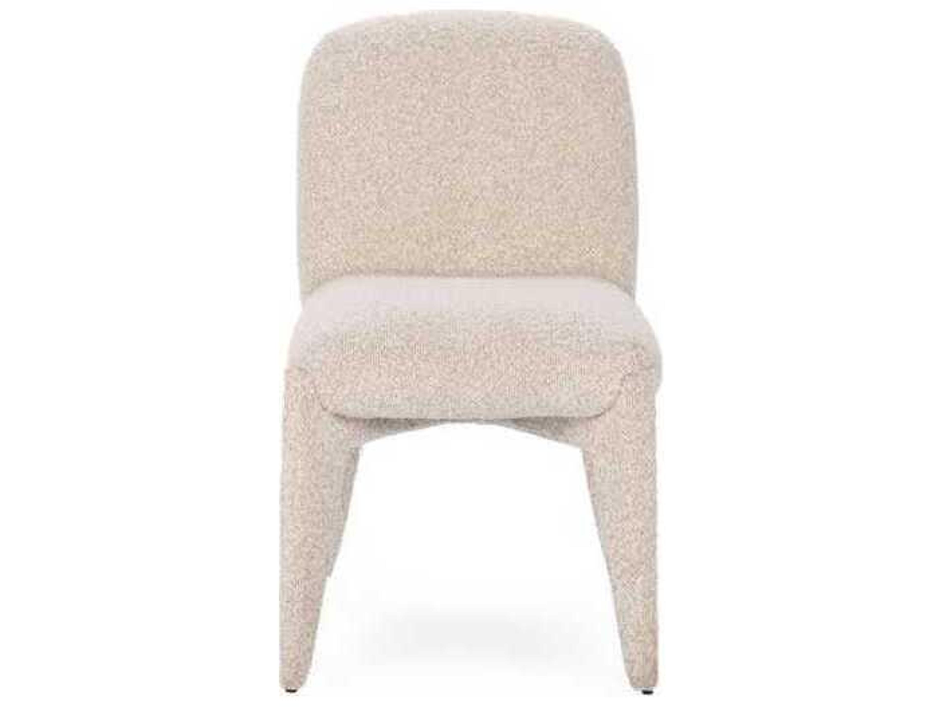 Classic Home Danson Beige Upholstered Armless Dining Chair