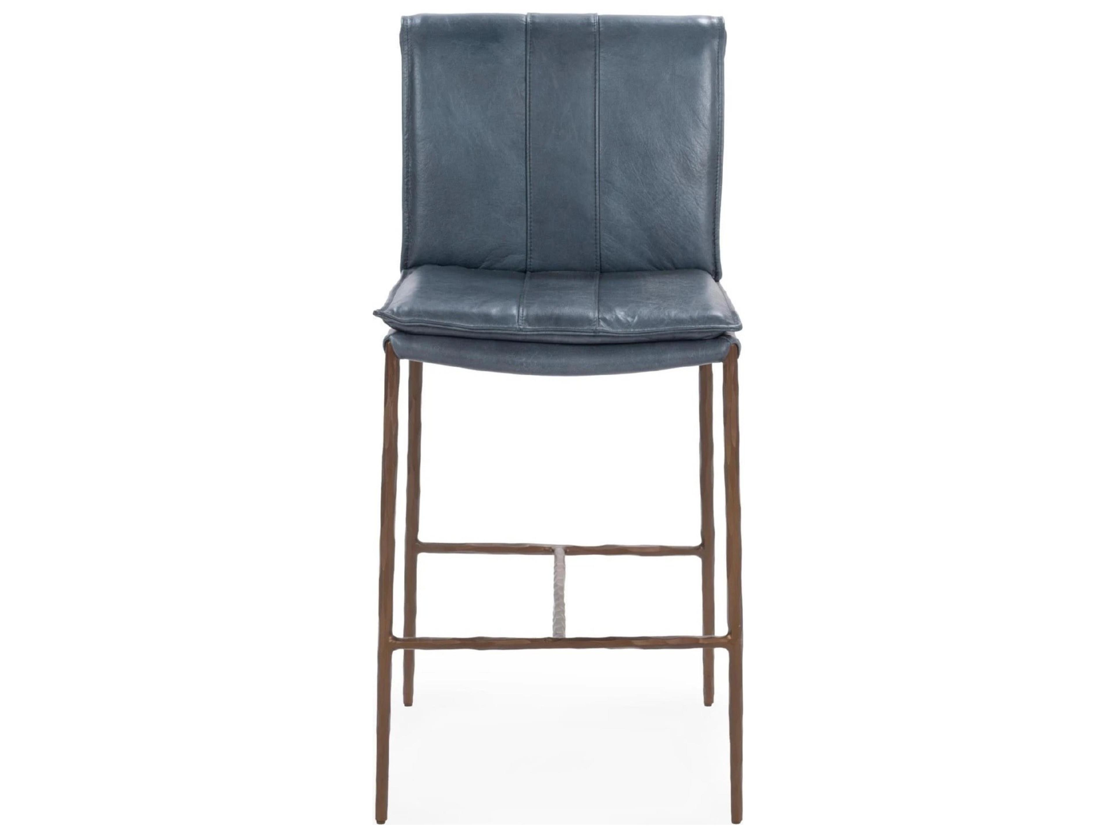 Classic Home Mayer Leather Counter Stool