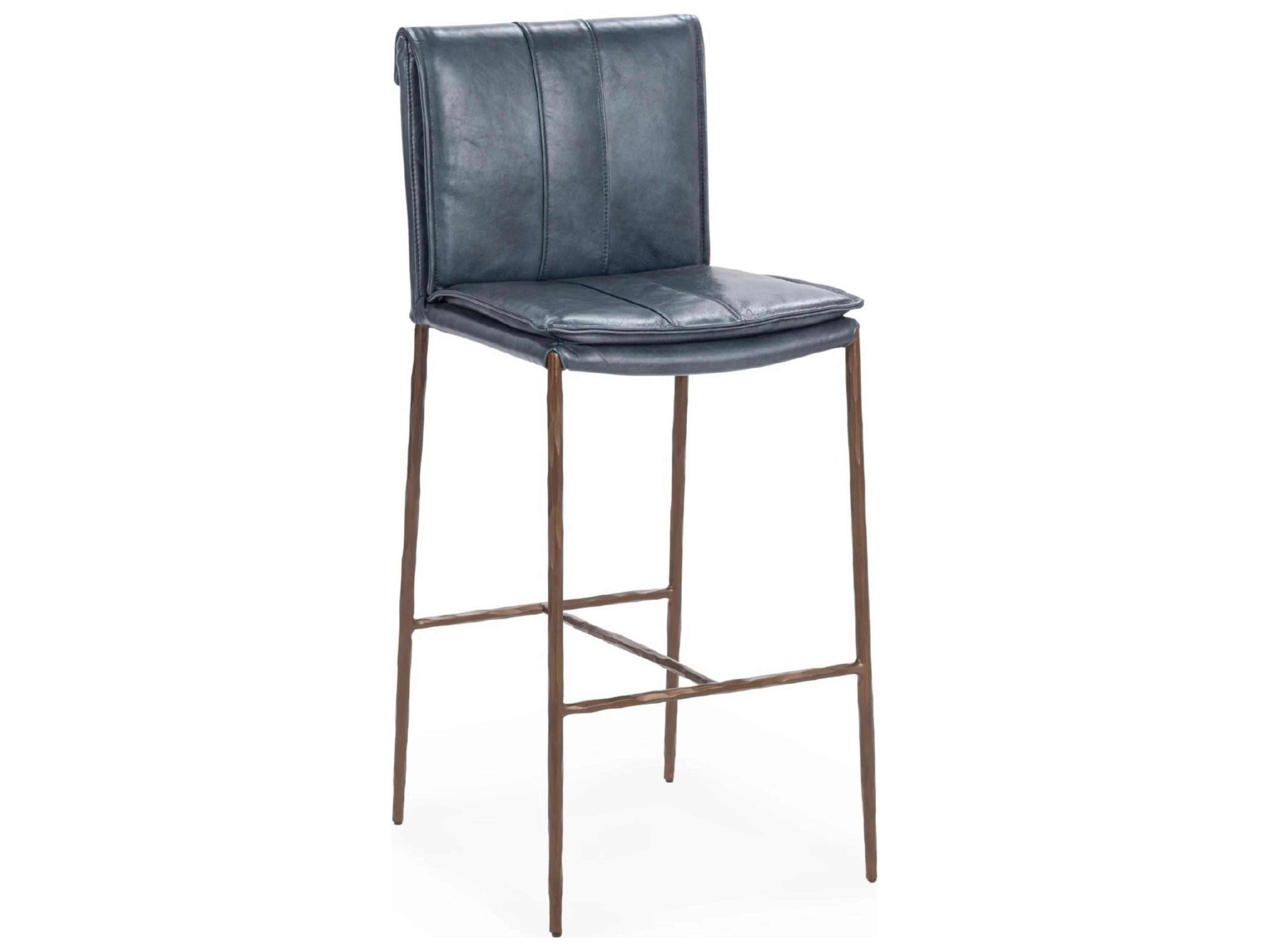 Mayer Leather Bar Stool