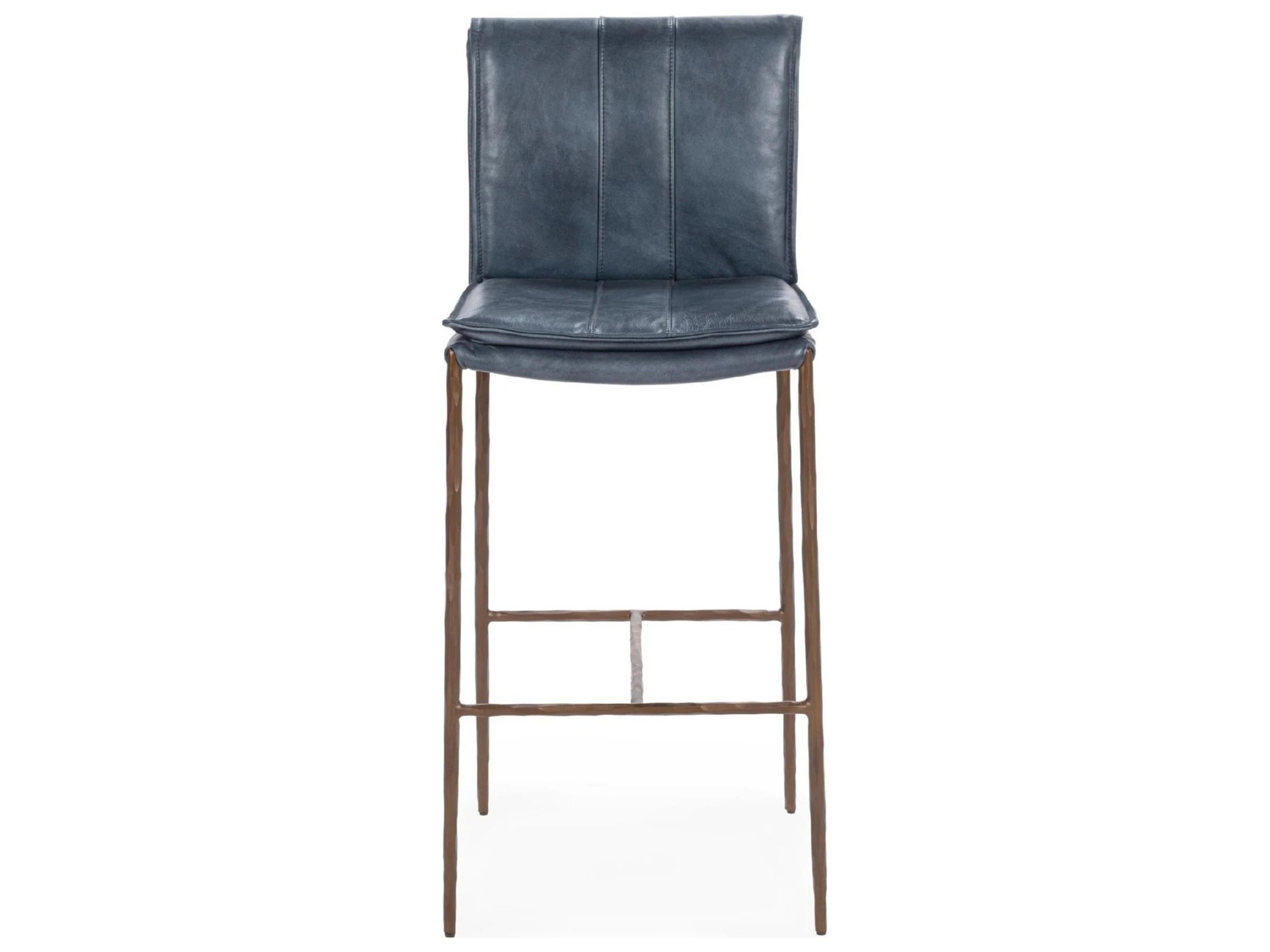 Classic Home Mayer Leather Bar Stool