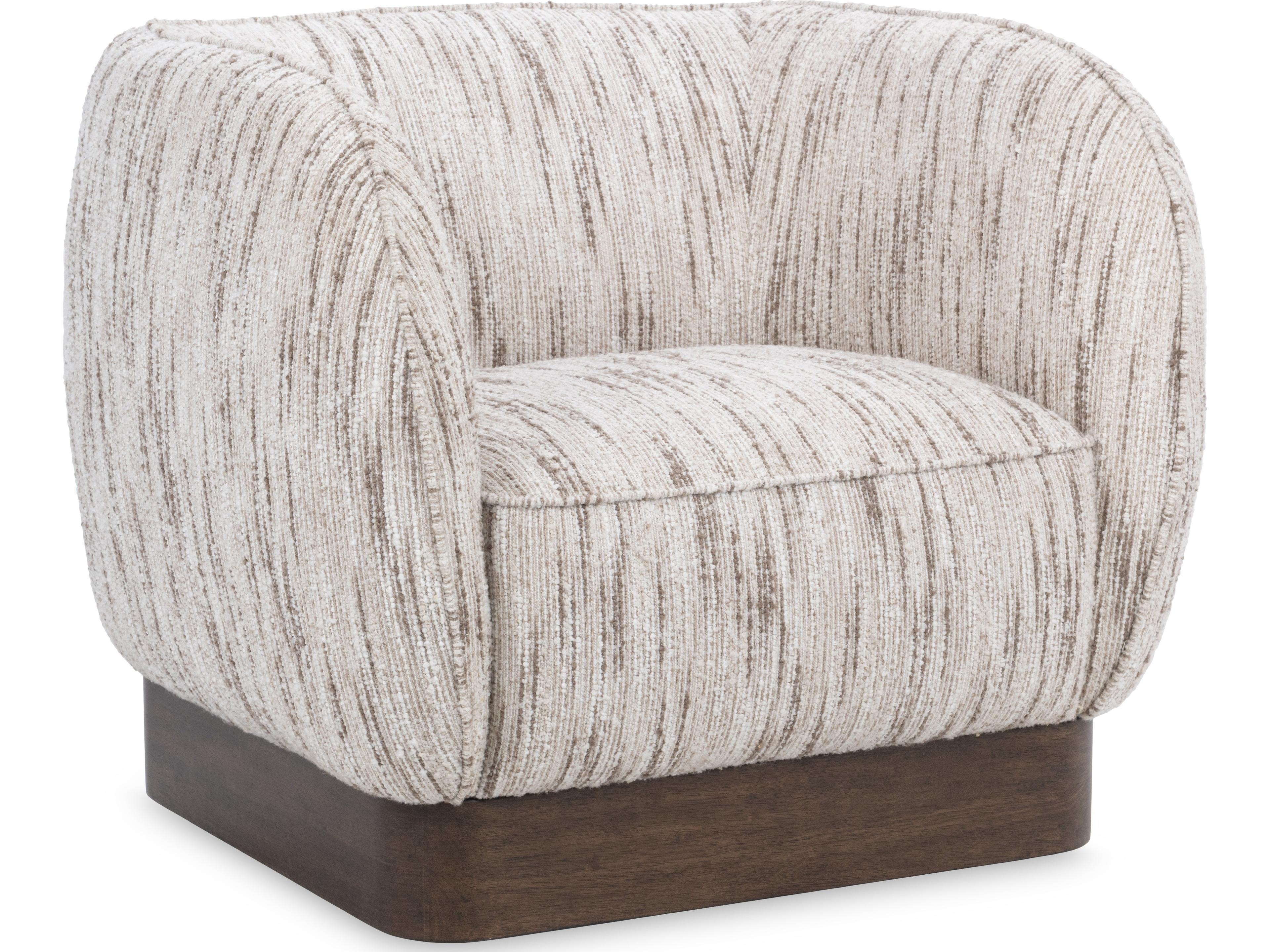 Rinner Swivel Cream Accent Chair