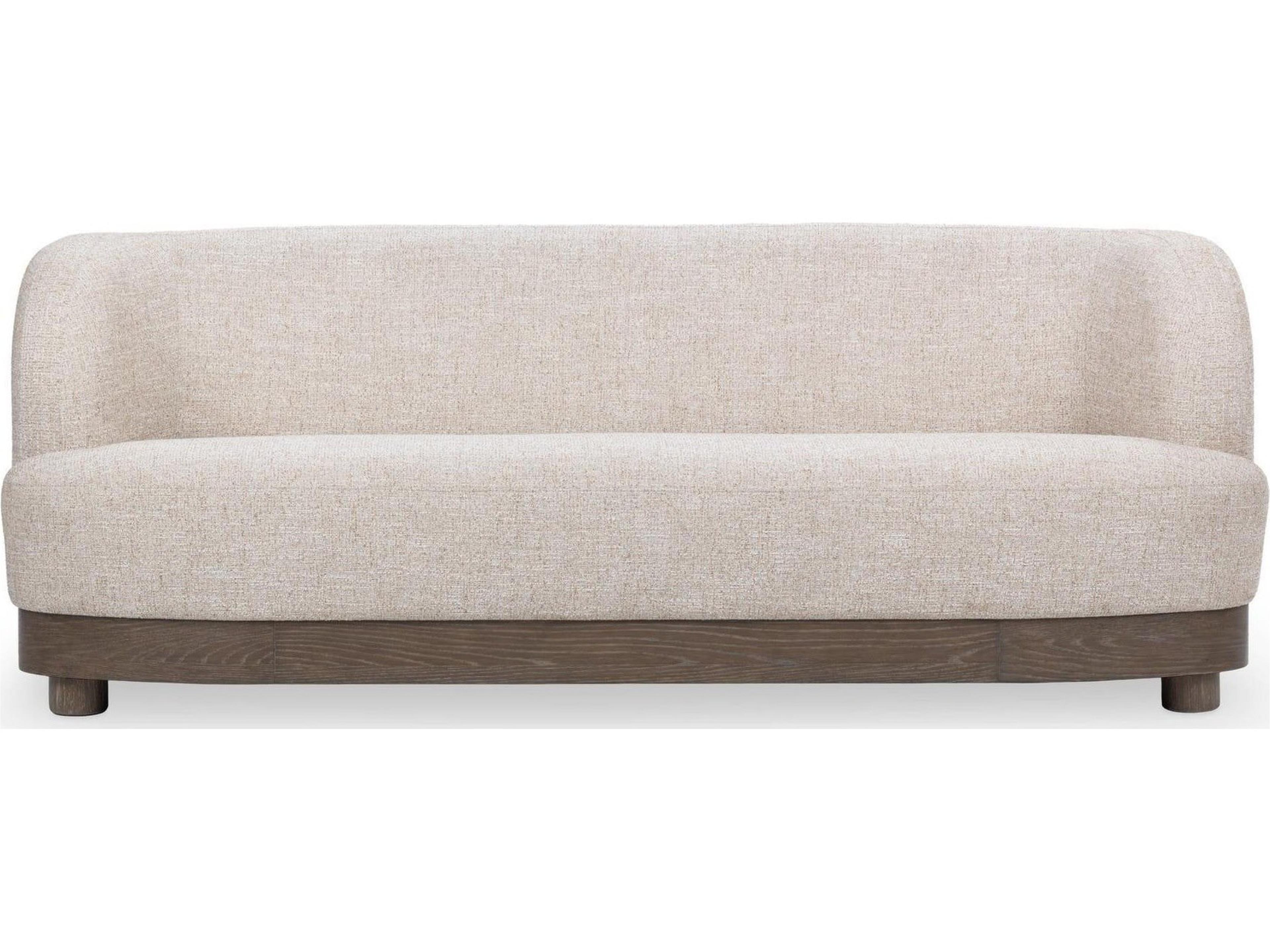 Classic Home Meera Latte Beige Upholstered Sofa