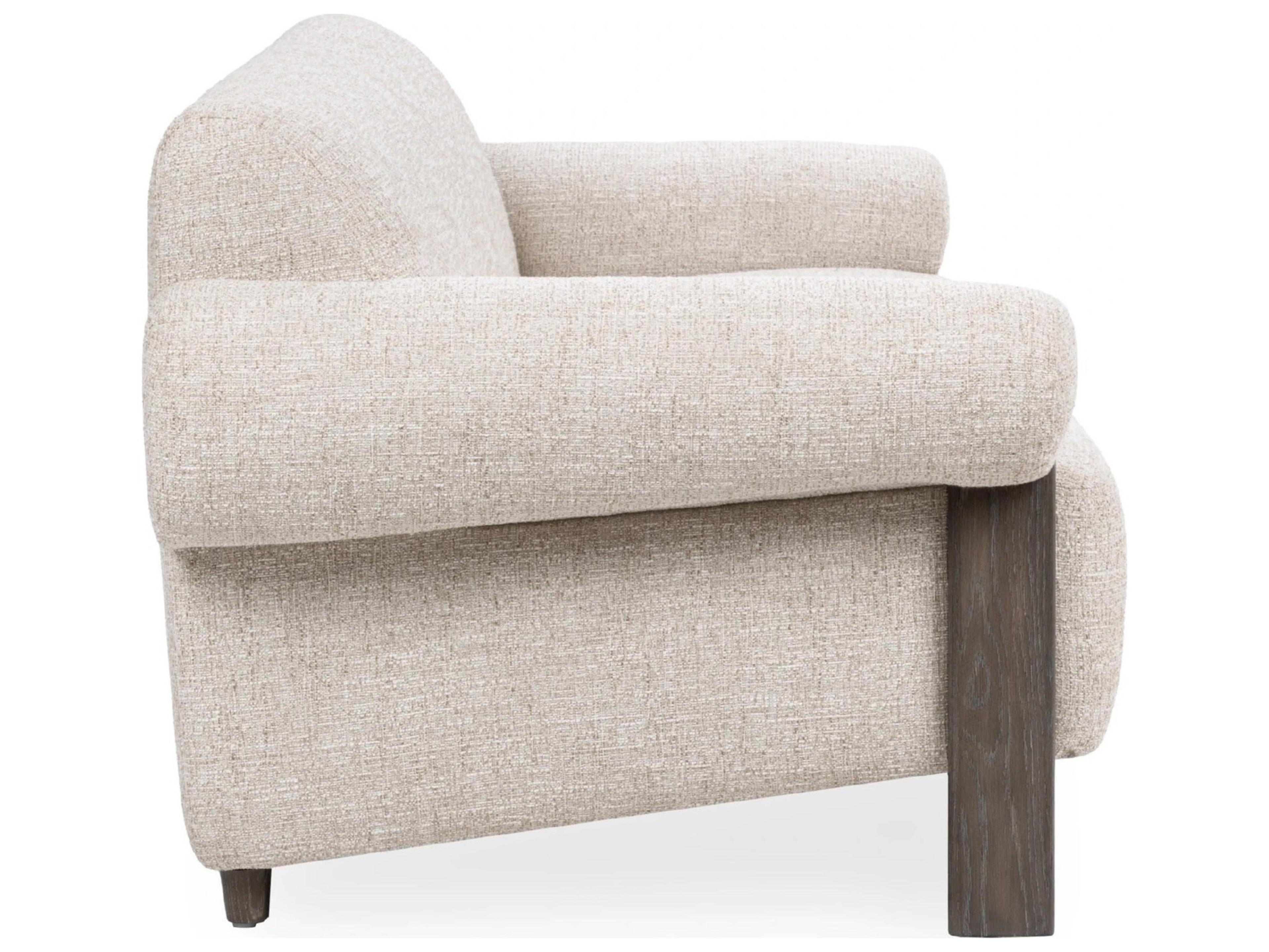 Classic Home Malia Latte Beige Upholstered Sofa