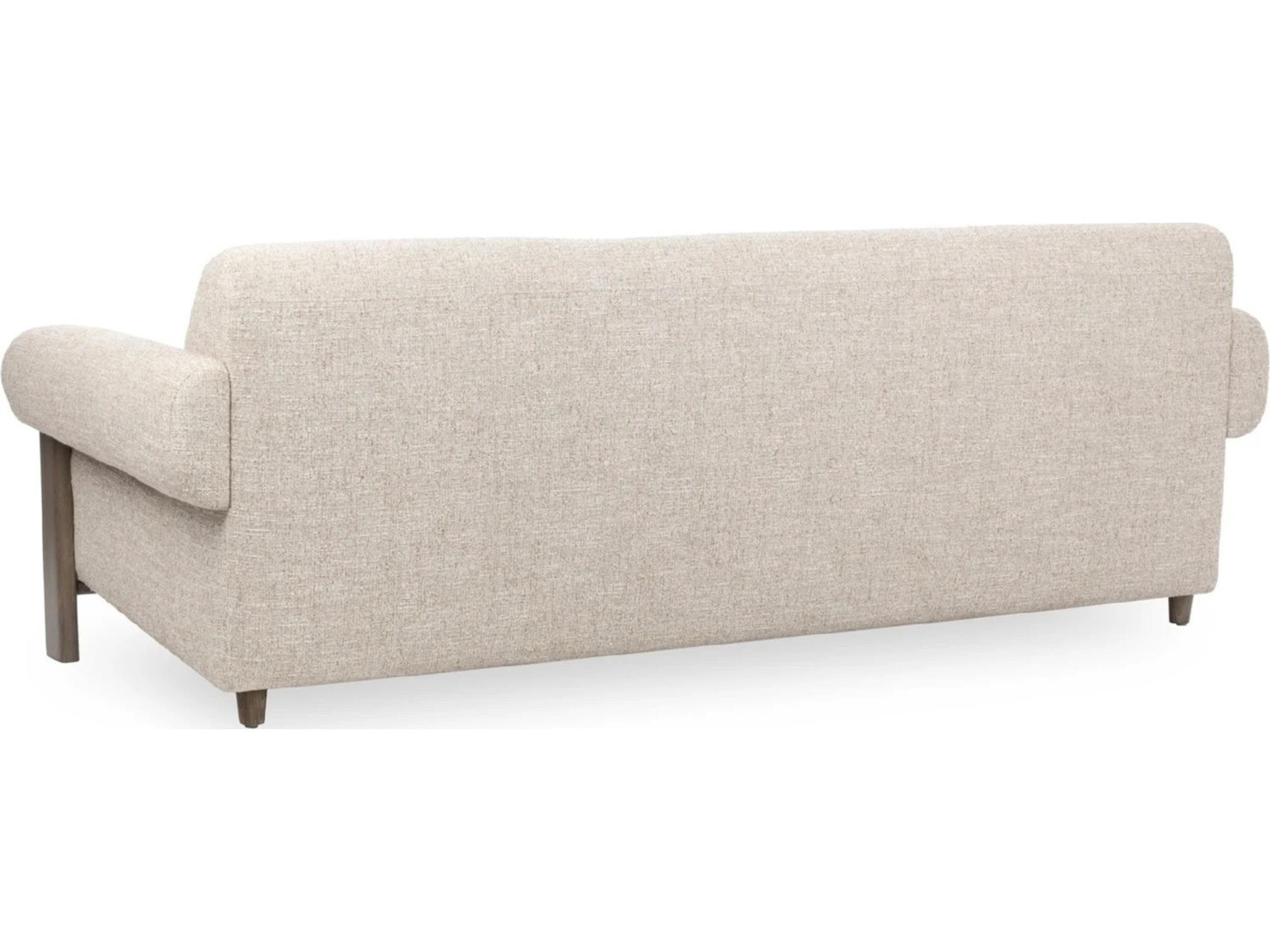 Classic Home Malia Latte Beige Upholstered Sofa